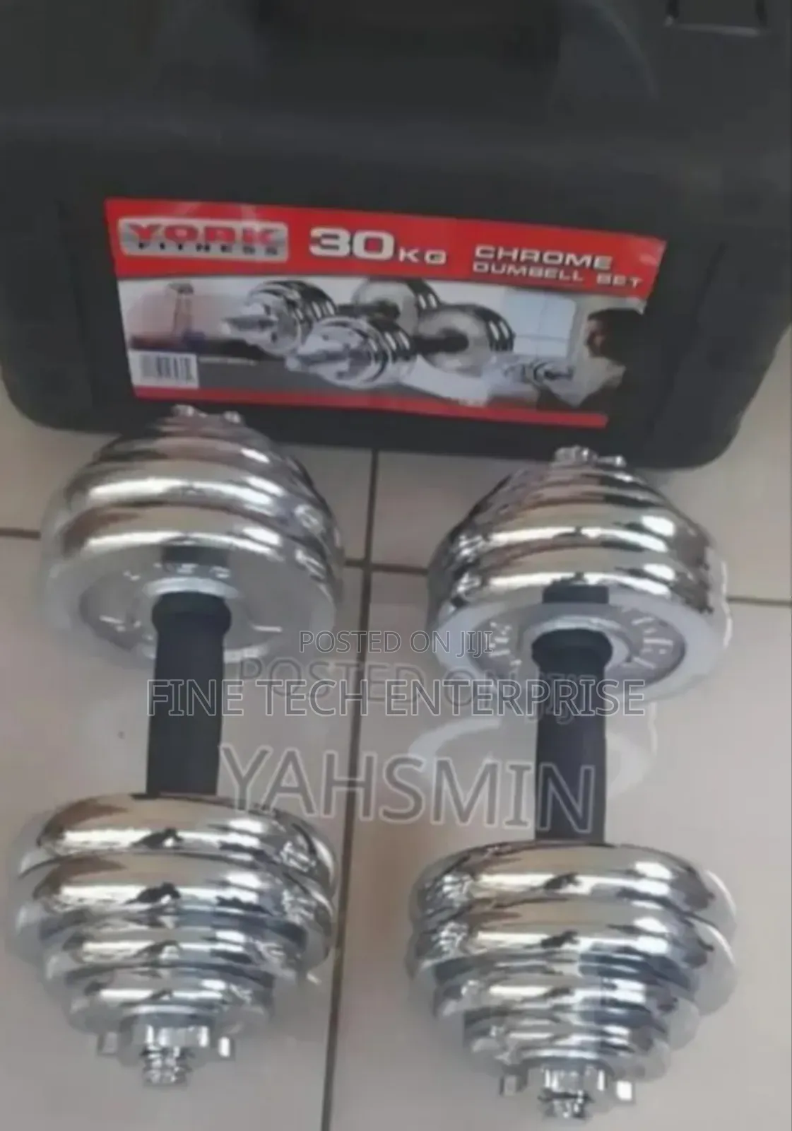 30 KGS Chrome Dumbbell 