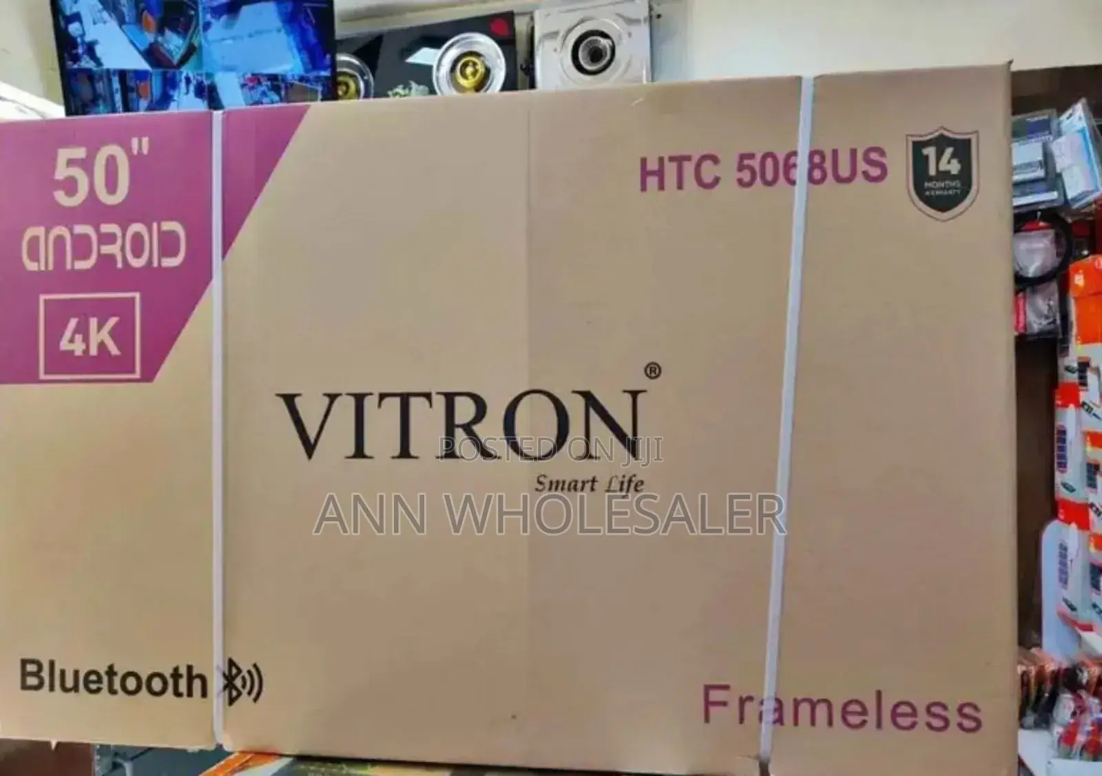 Vitron 50 Inch Frameless Smart Tv