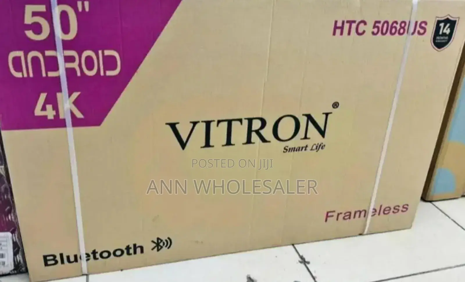 Vitron 50 Inch Frameless Smart Tv