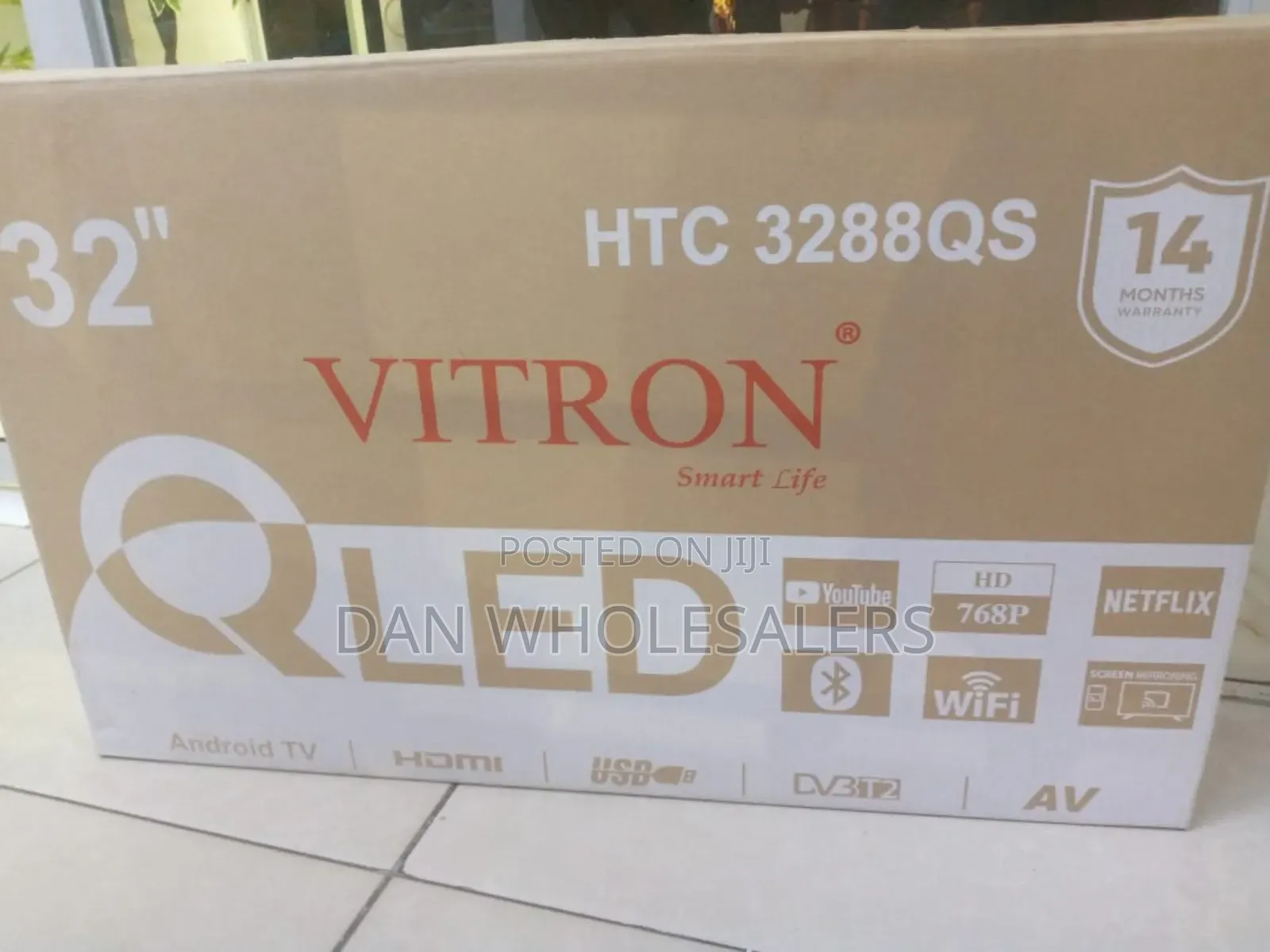 Vitron 32" Smart Qled Android Tv Box