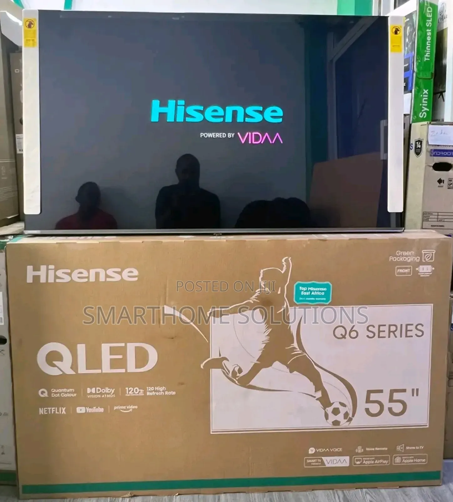 Hisense 55 Inch Qled Tv Q6 Series 55q6qnken