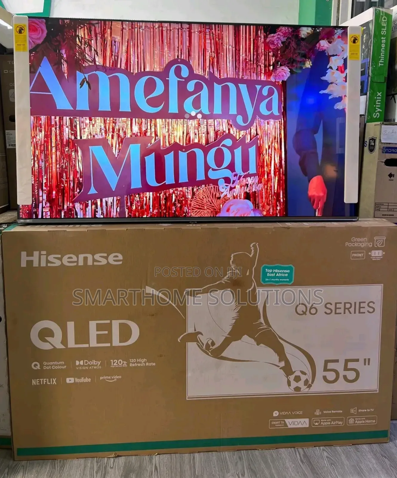 Hisense 55-inch Qled Smart Tv 4k 55q6q
