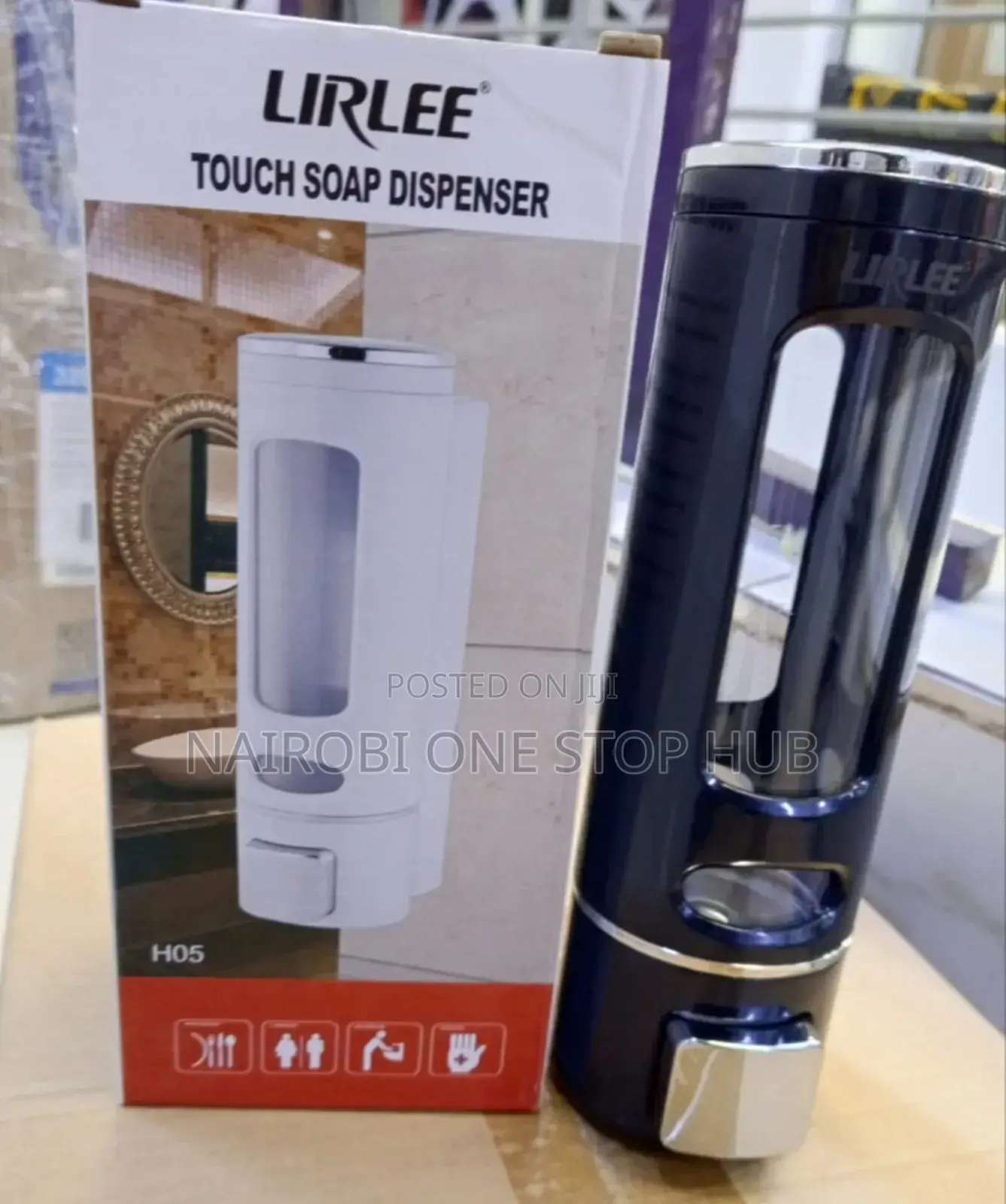 Lirlee Manual Soap Dispenser
