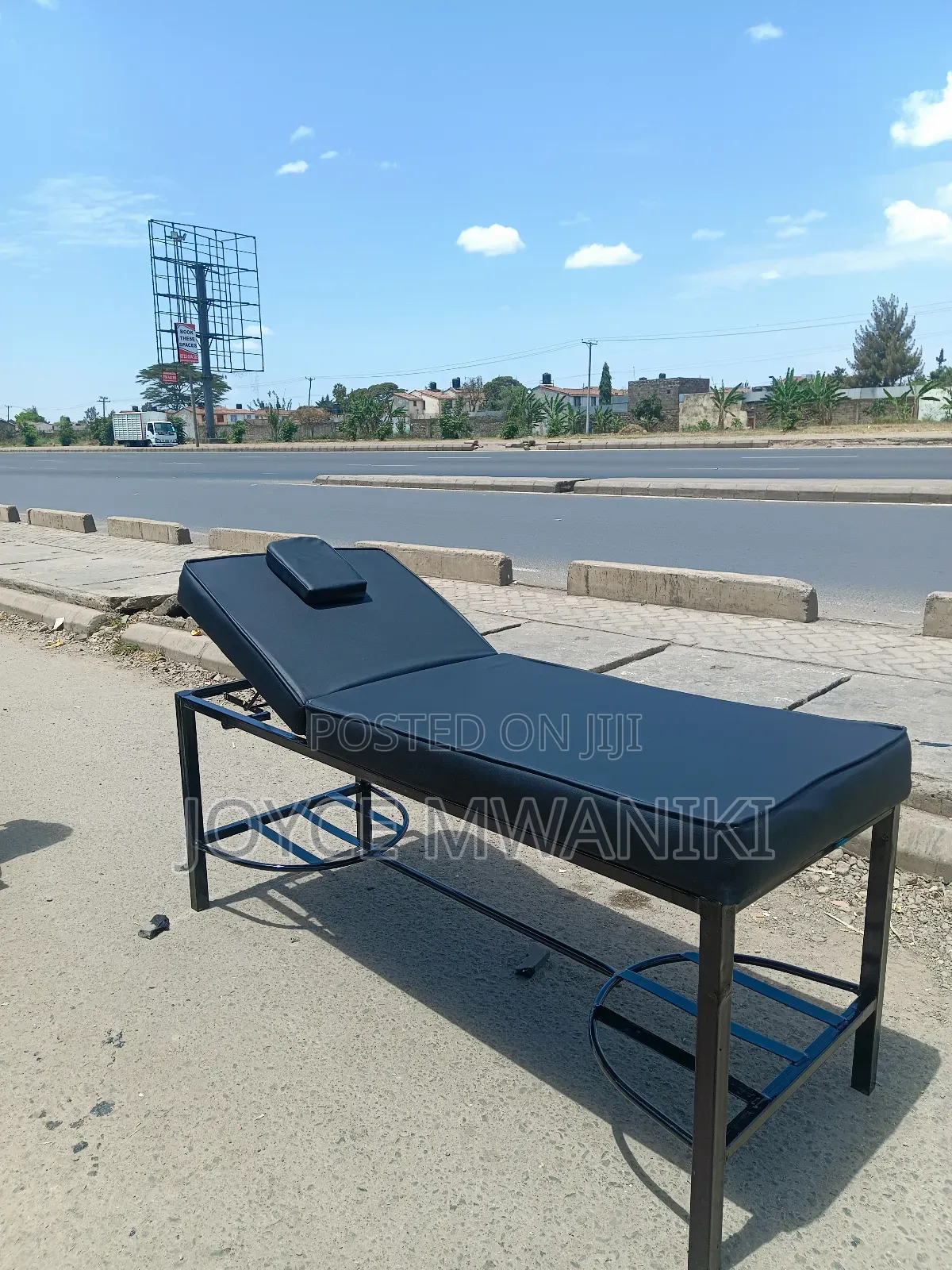Locally Made Black Massage Bed. ,