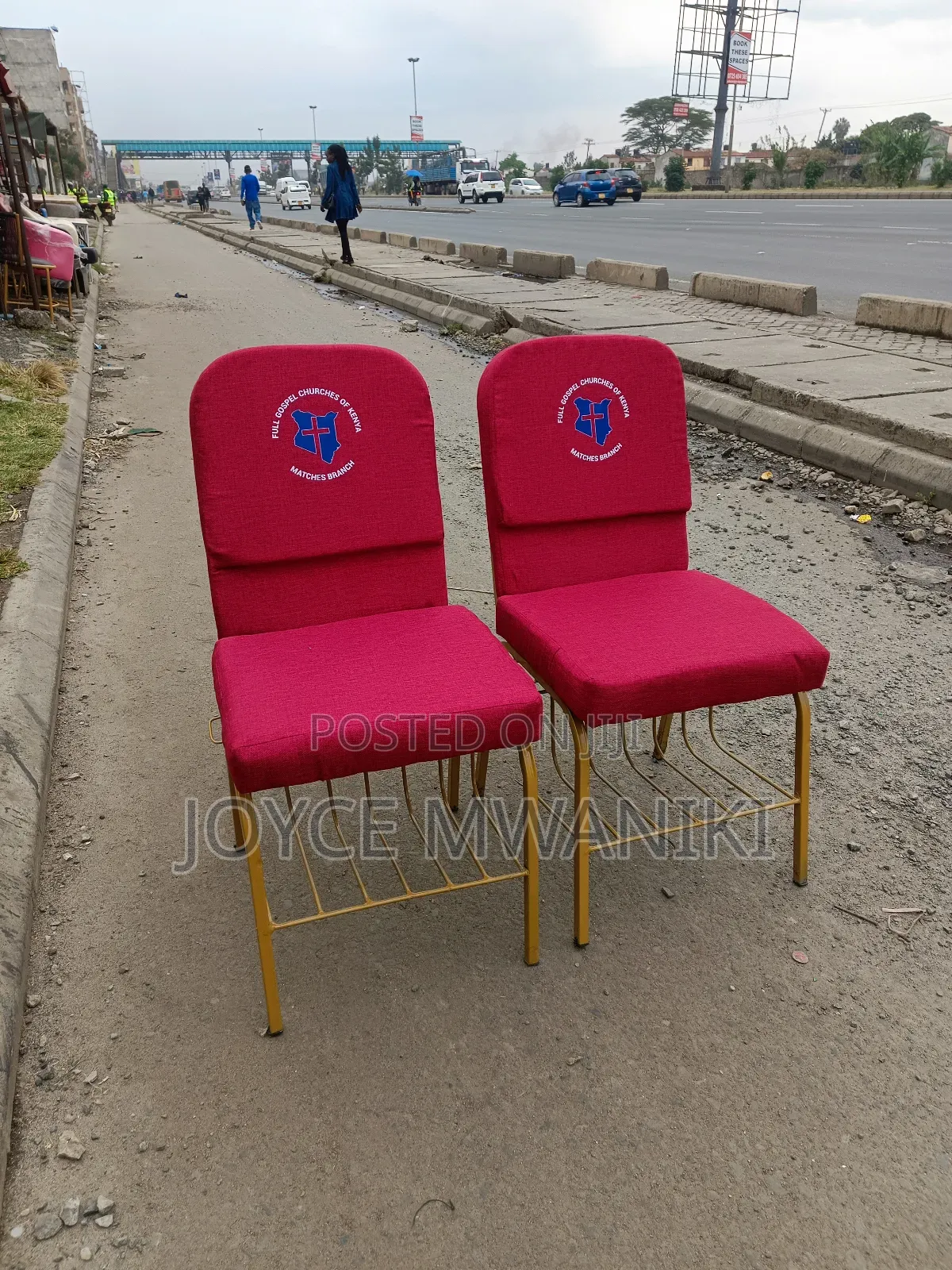 Red Church Chairs, 