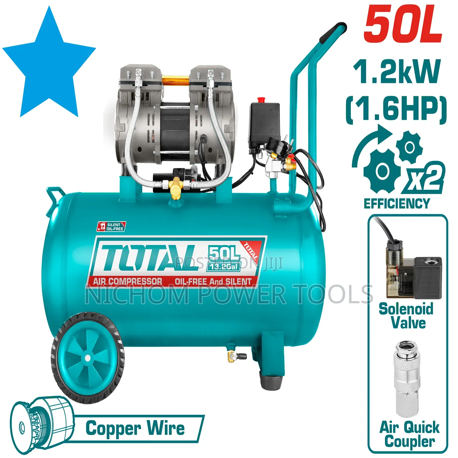 50ltrs Total Air Compressor/50ltrs Air Compressor/50ltrs Compressor