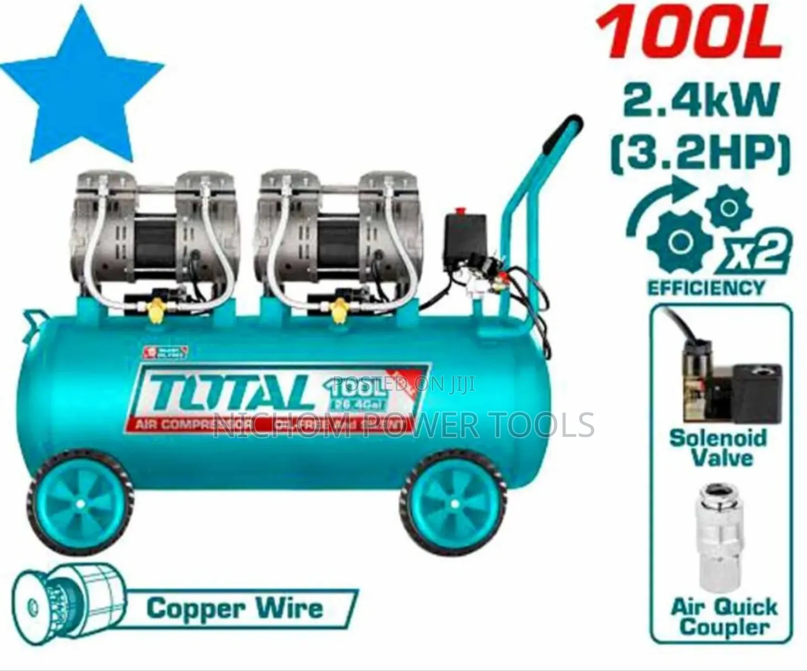 100ltrs Total Air Compressor/100ltrs Air Compressor/100ltrs Compressor