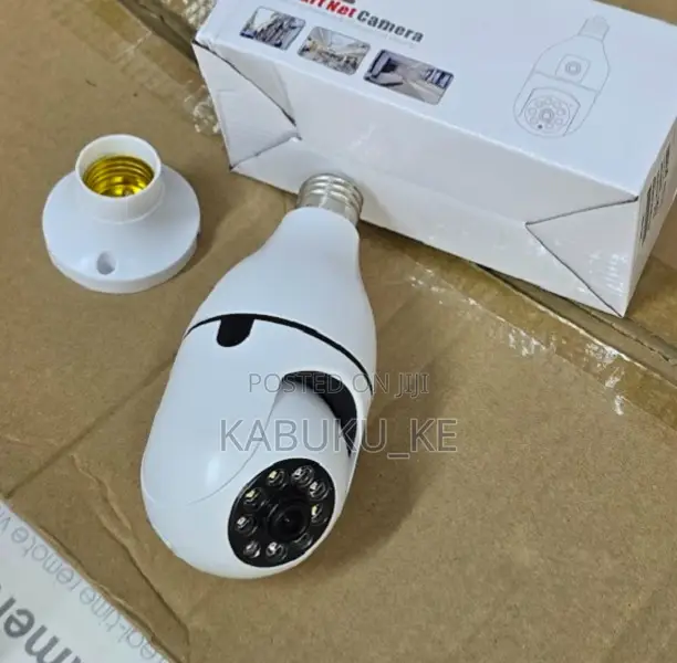 V380 Wifi Bulb PTZ Camera Single Lens Ac Powred