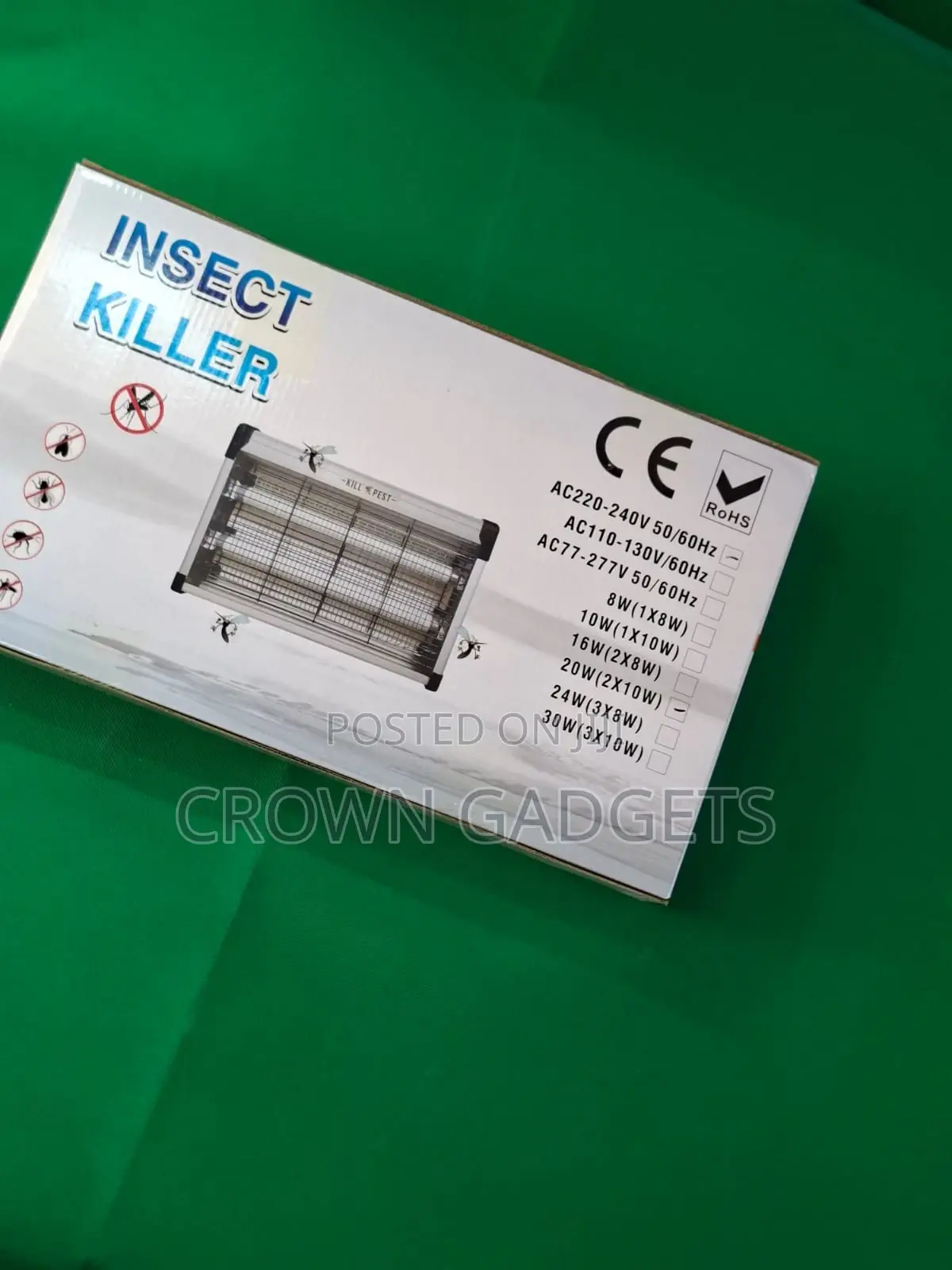 Insect Killer 20w (2x10w) Uv Light Trap | Non-Toxic Safe