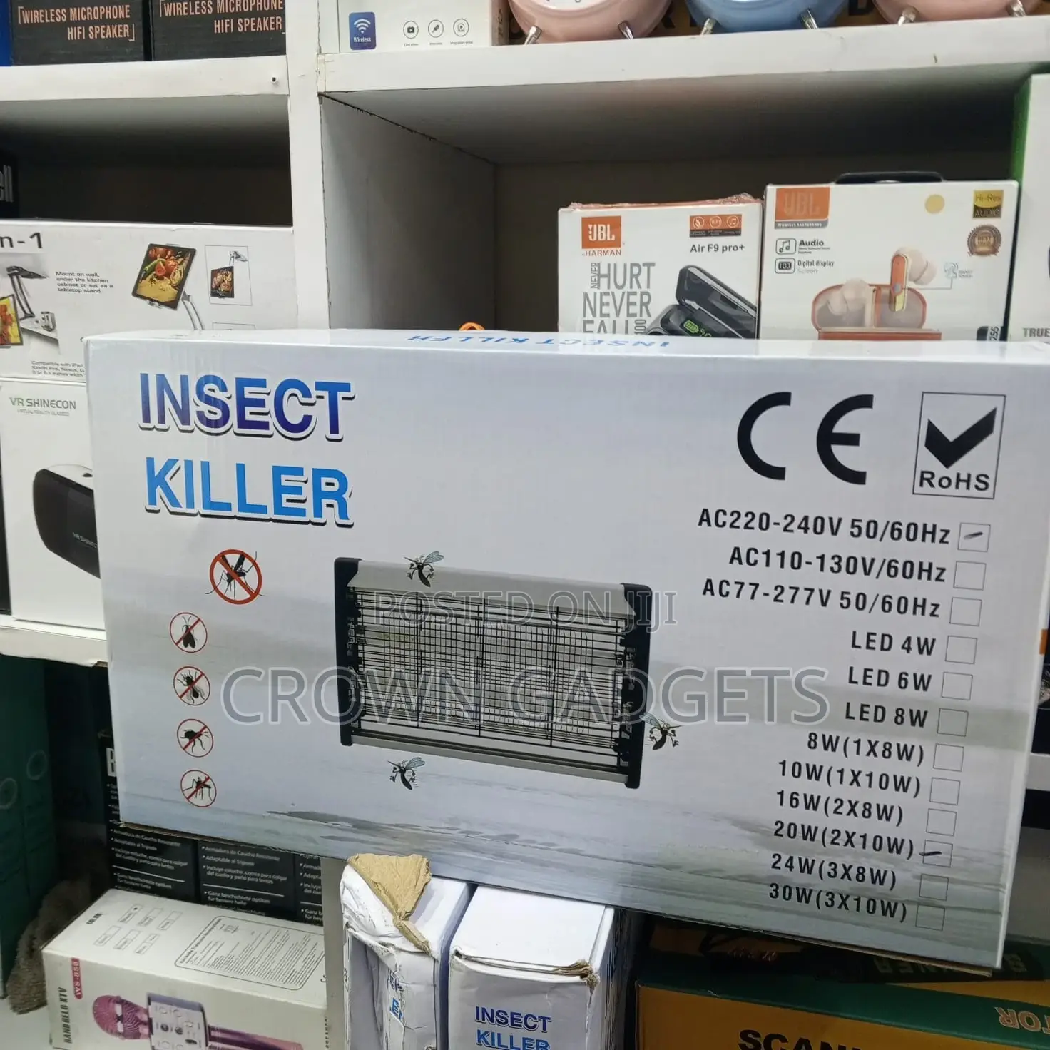 Electric Insect Killer Lamp 20w | Uv Light Fly Mosquito Trap