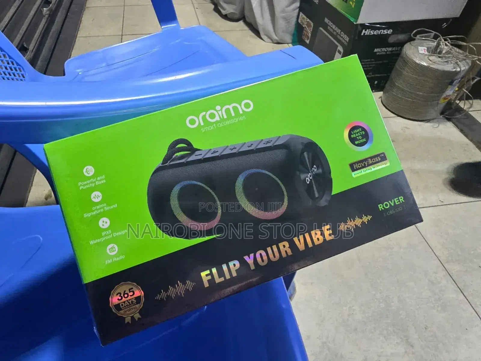 Oraimo Rover Outdoor -Ready Wireless Bluetooth Speaker
