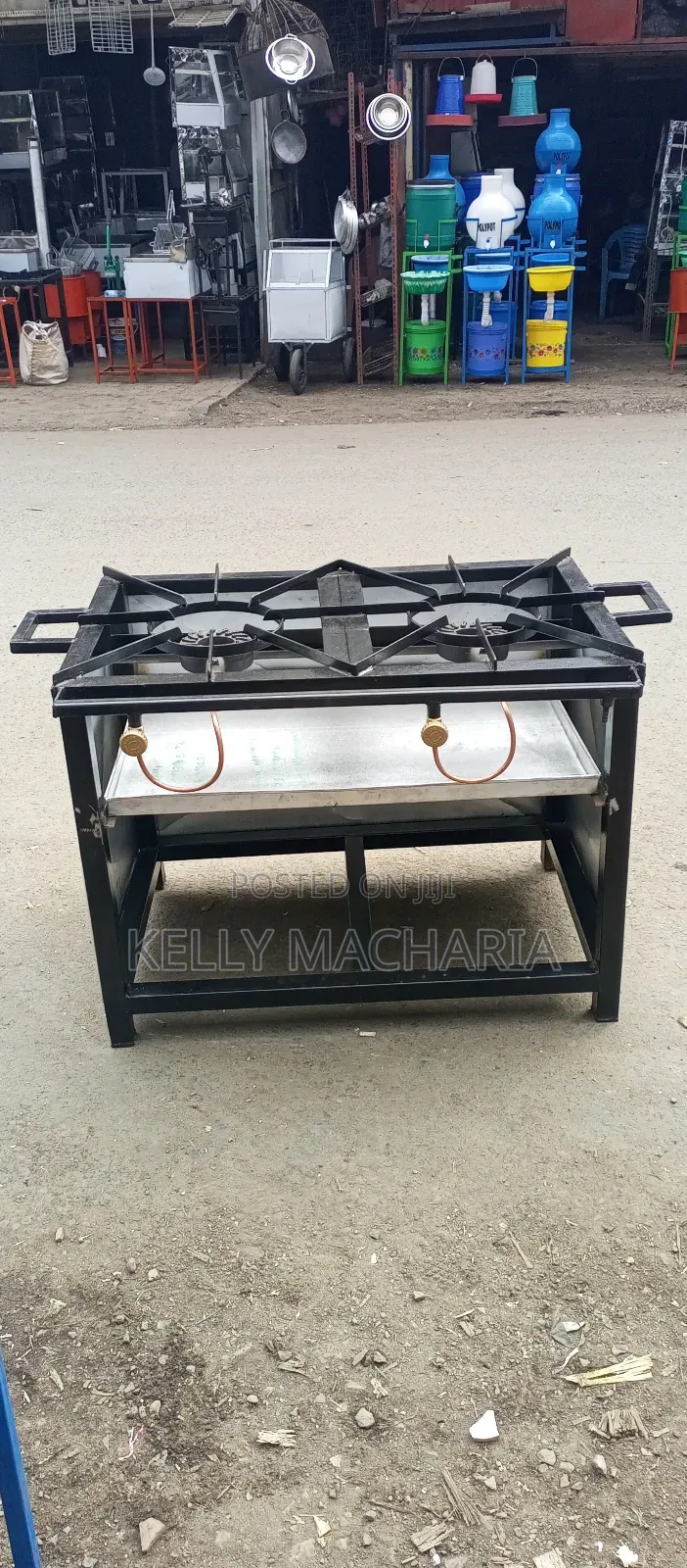 Stainless Steel Two Burner Gas