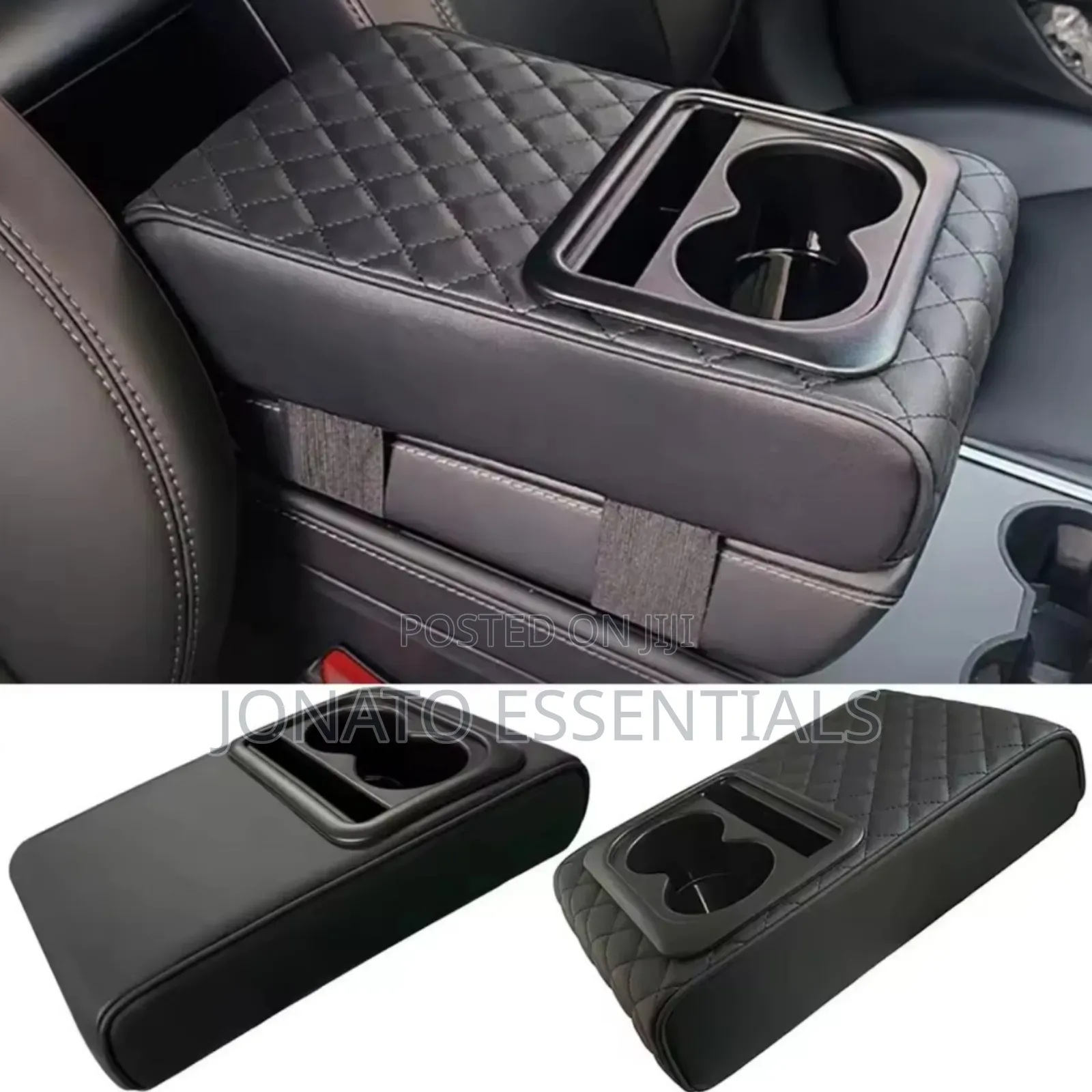 Car Arm Rest Cushion With Serviettes Dispenser