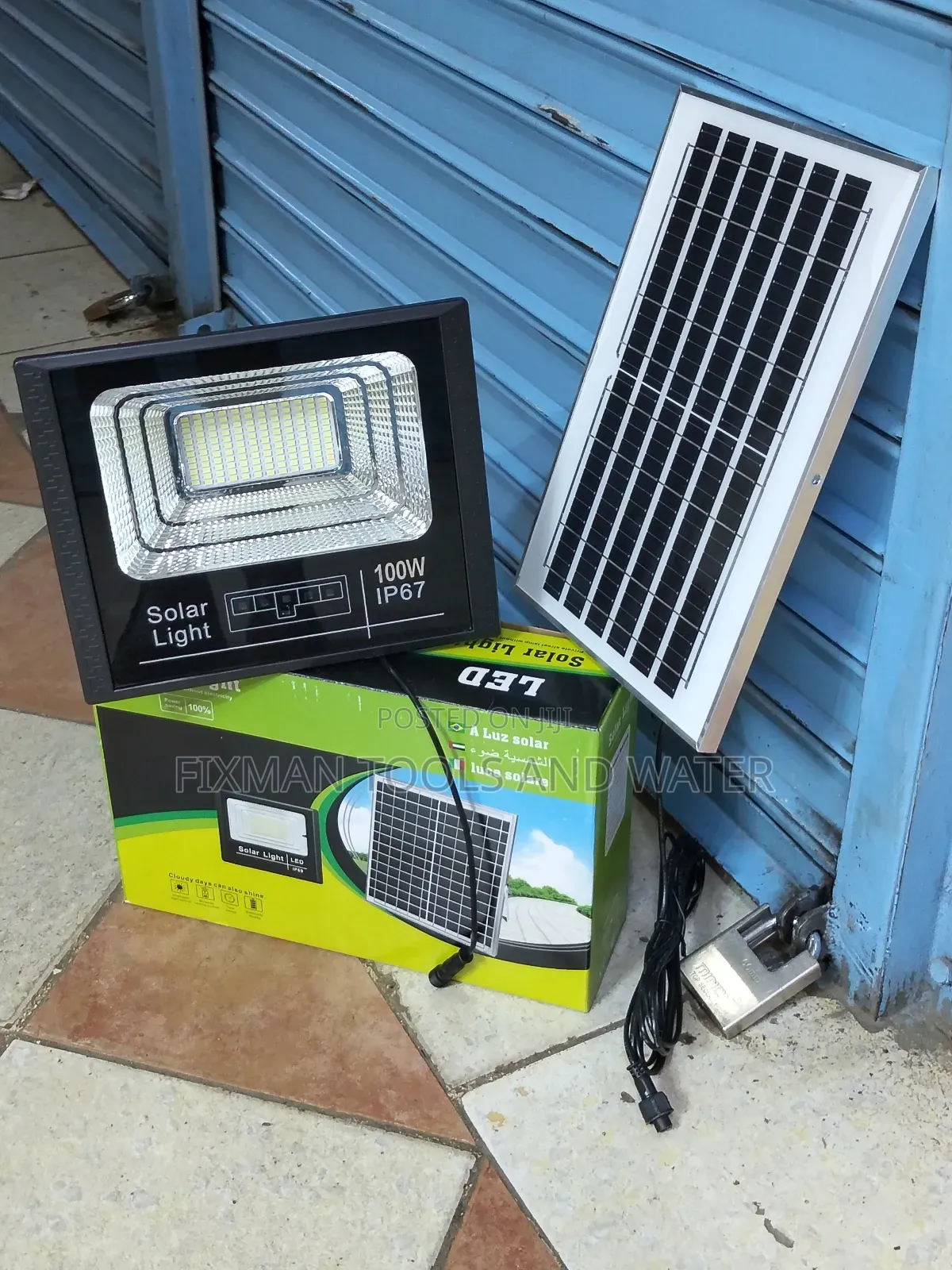 Advanced Ip 67 Security Flood Light With Panel Sensor
