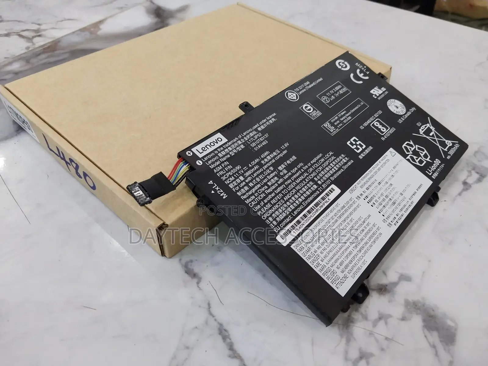 Lenovo E480 L17l3p52 Lithium-Ion Laptop Battery.