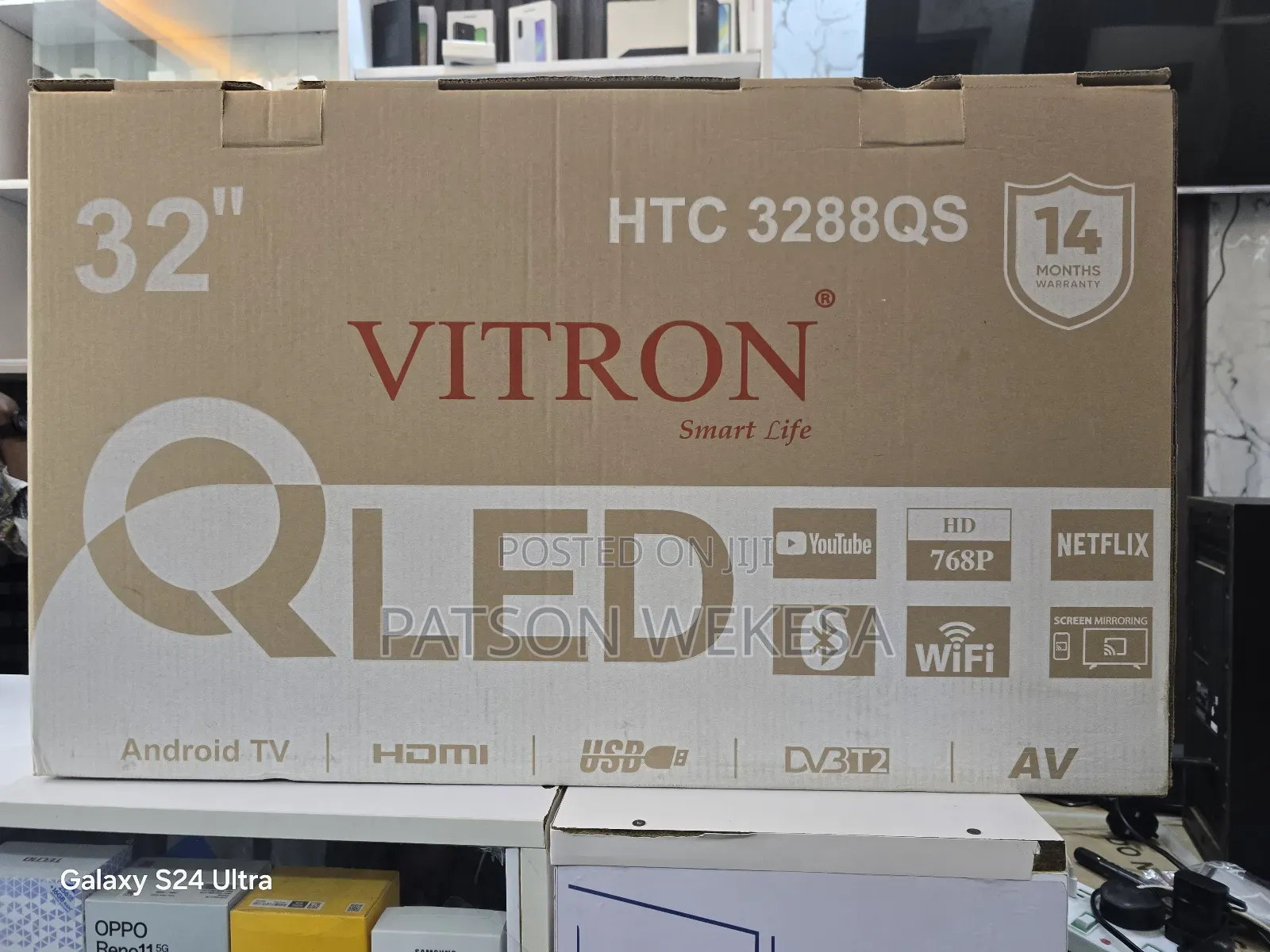 Vitron 32 Inch Qled Smart Android Tv – HTC 3288qs