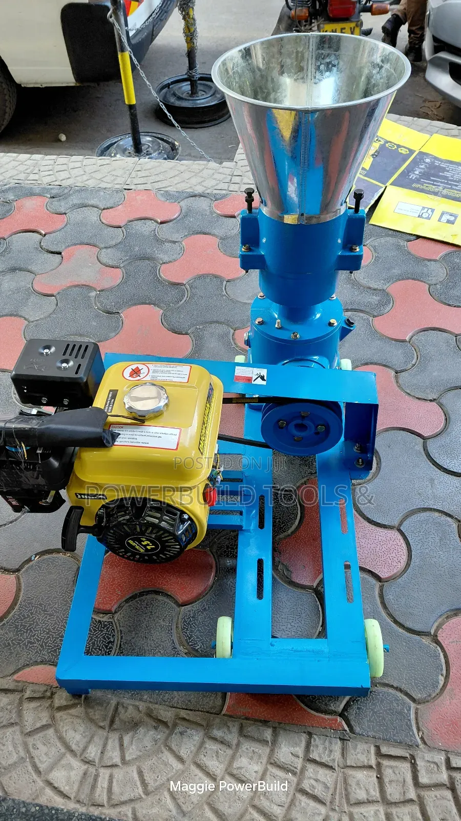 Complete Lenhard Germany Pellet Making Machine With Petrol Engine