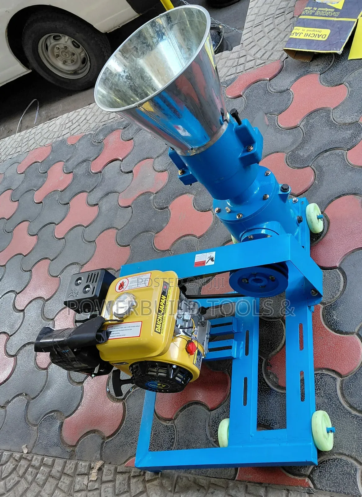 Complete Lenhard Germany Pellet Making Machine With Petrol Engine