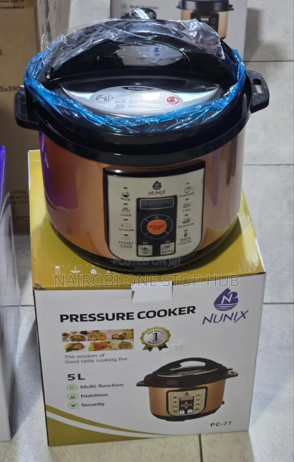 Durable Nunix 5litres Pressure Cooker