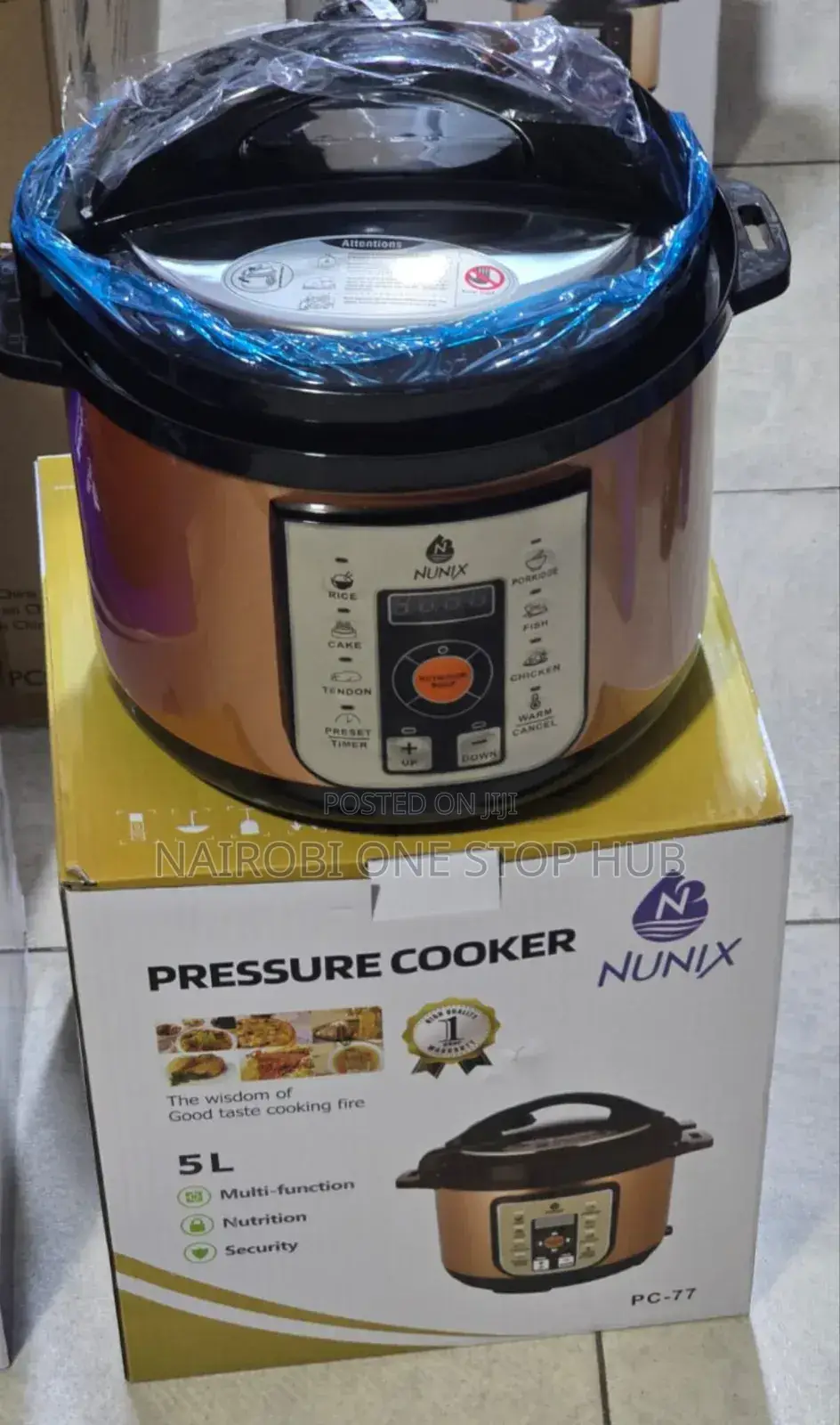 5litres Nunix Pressure Cooker