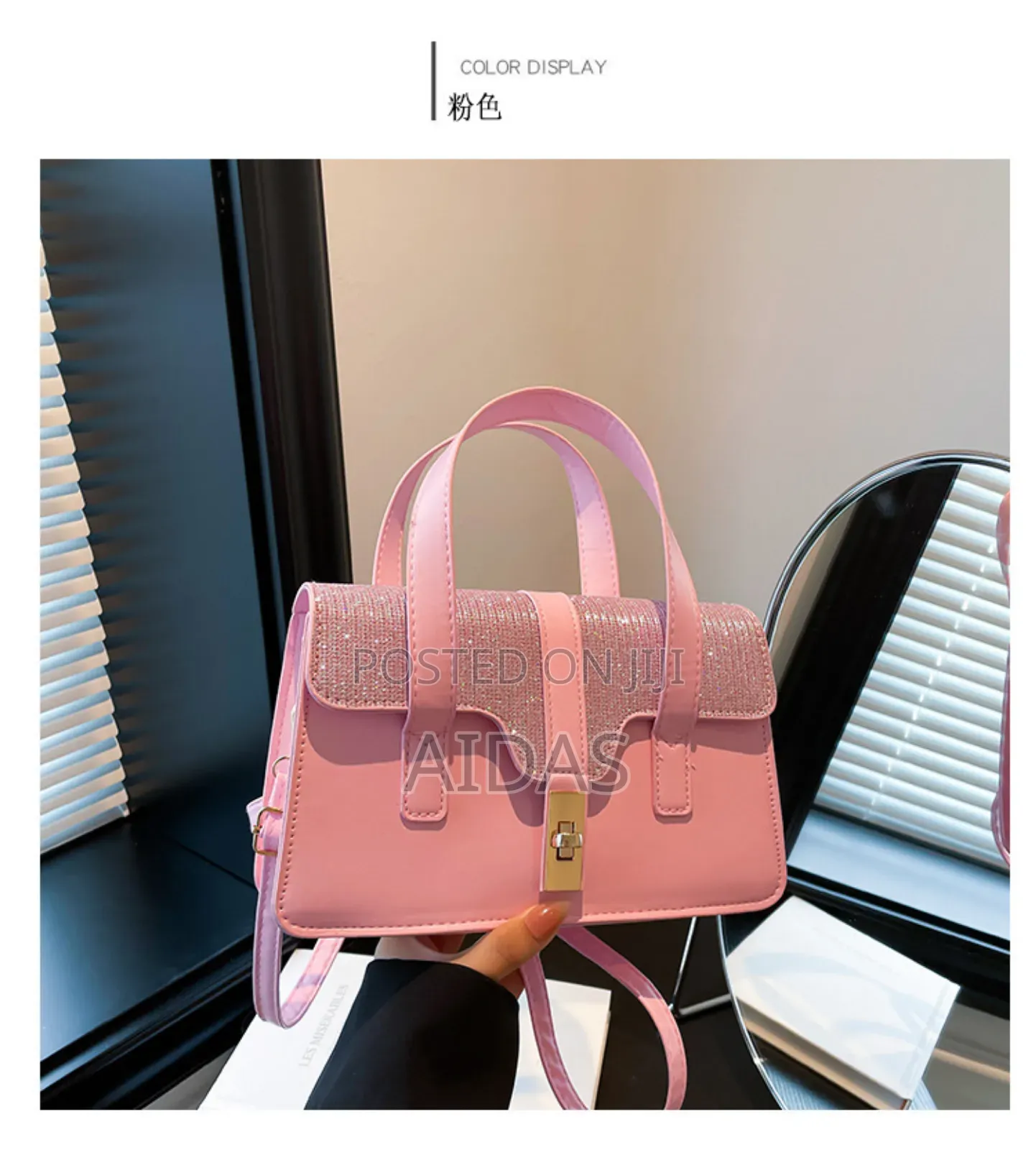 "Elegant Red Glitter Handbag – Stylish Women’S Shoulder Bag"