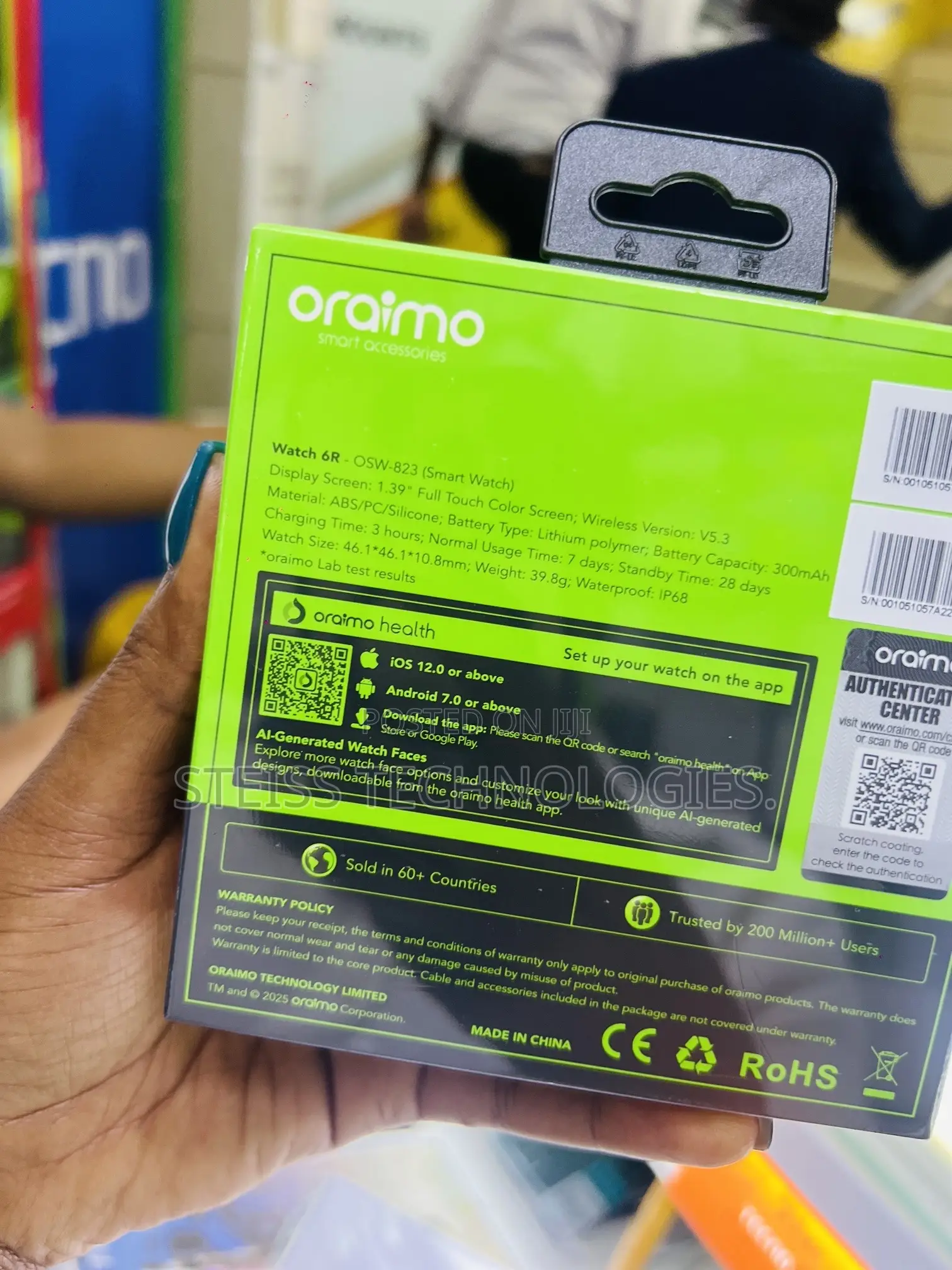 Oraimo Round Smartwatch