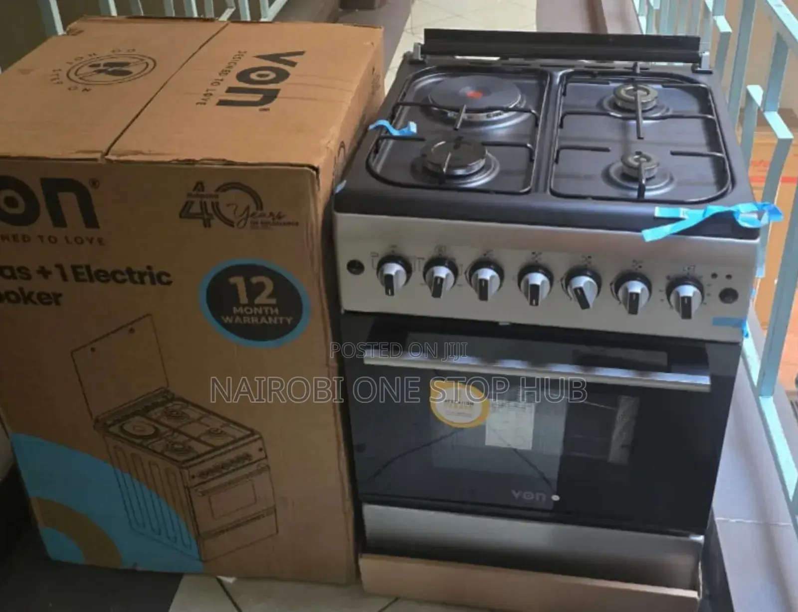 Von 60*60 Stainless Steel Gas Electric Cooker