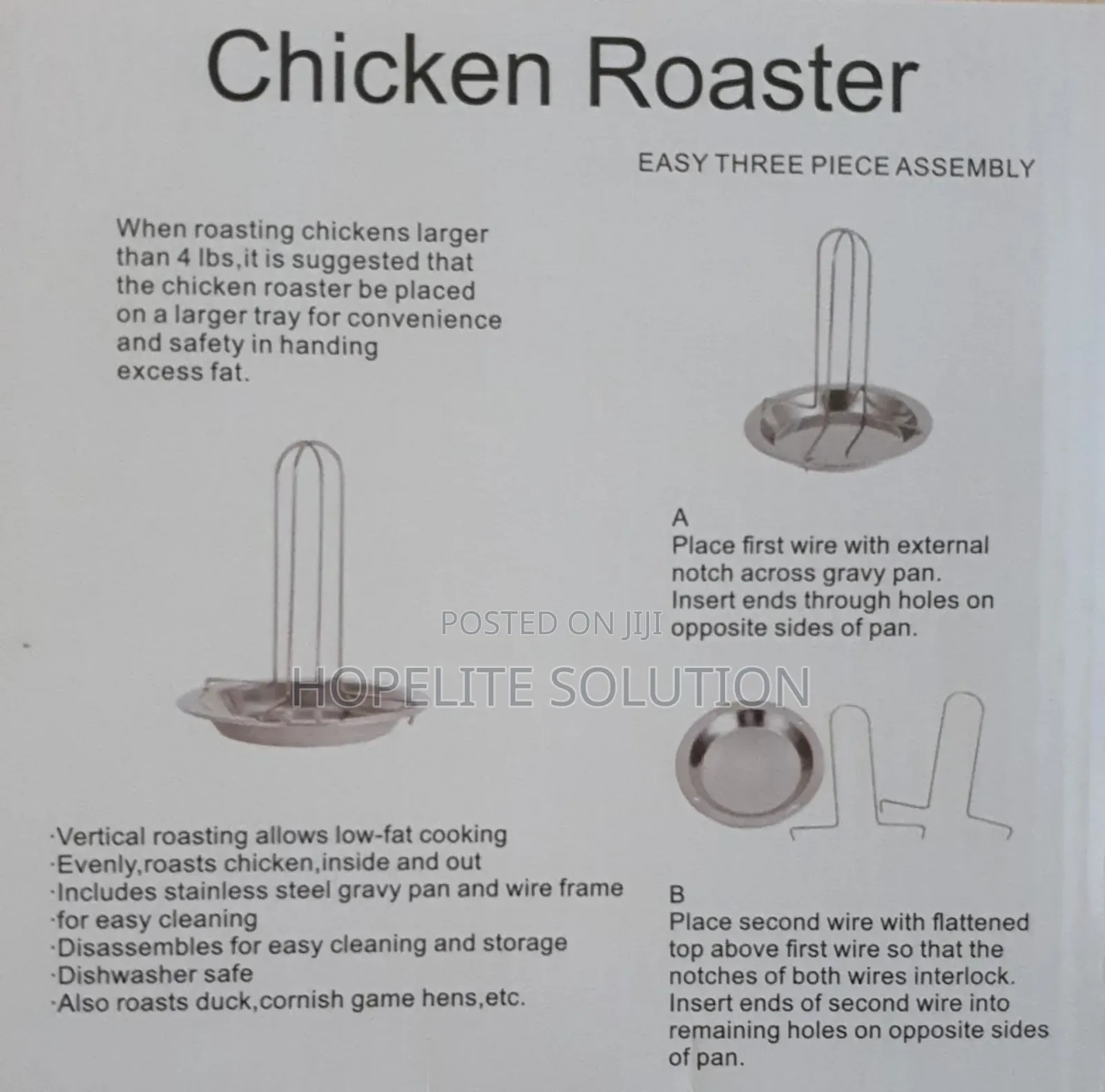 Chicken Roaster Grill Stand