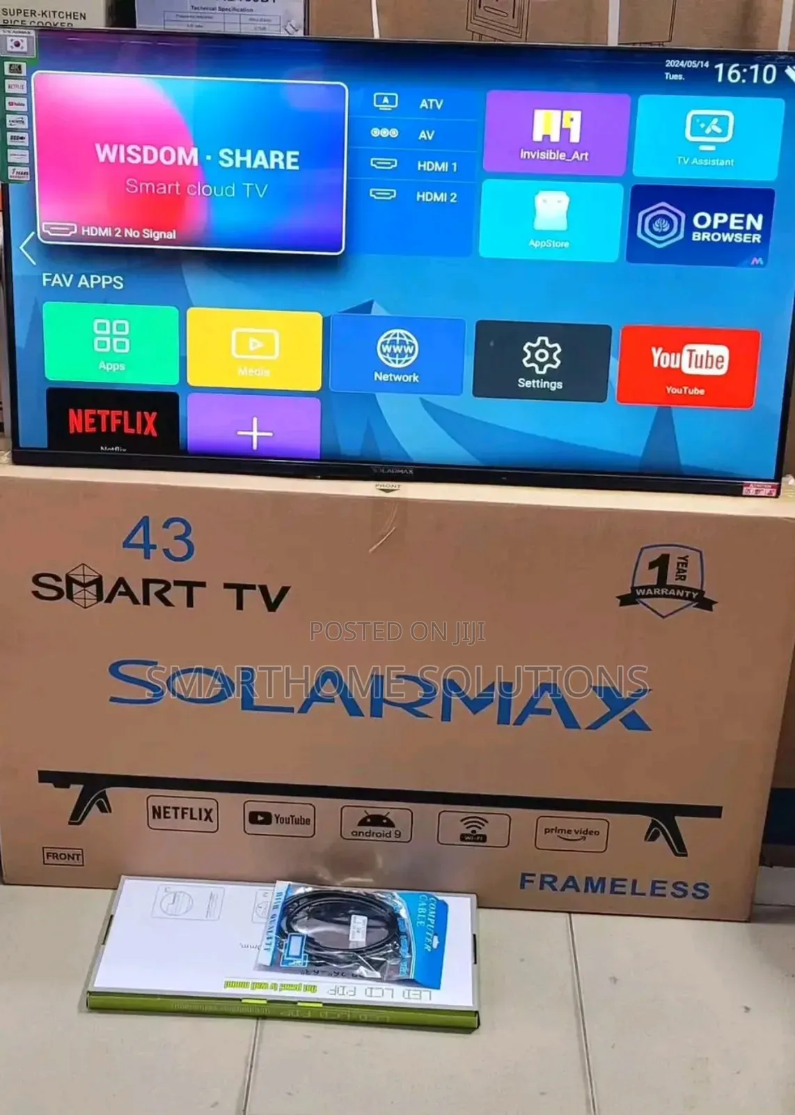 Solarmax 43-inch Full Hd Led Smart Tv