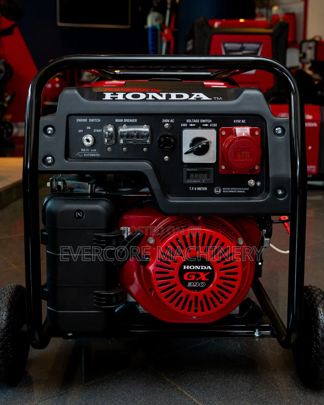 Honda 6.5kw/8kva Petrol Generator With Single And Three Phase Option.