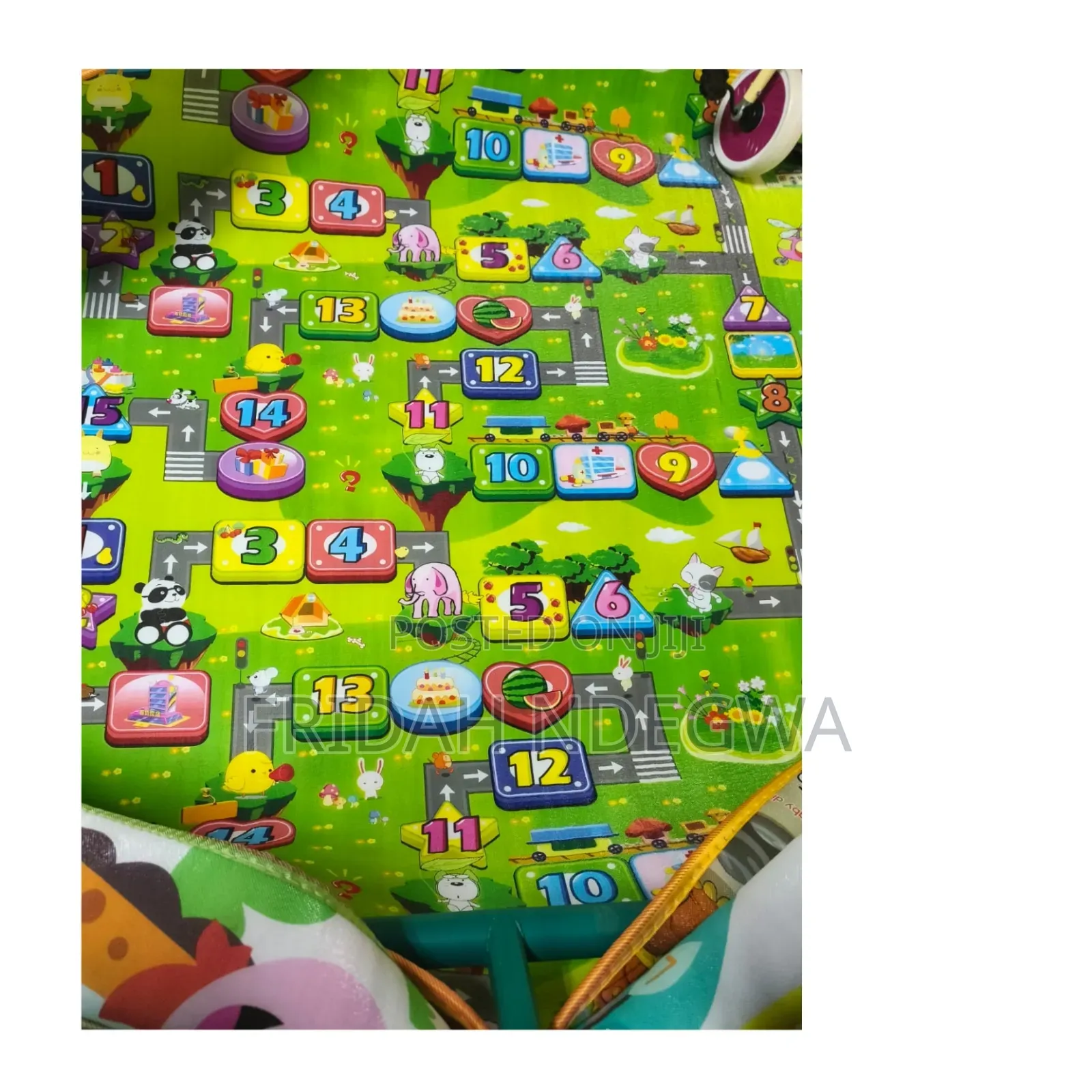 *Double- Sided Learning Playmat*
Size: 1.8 X 2m