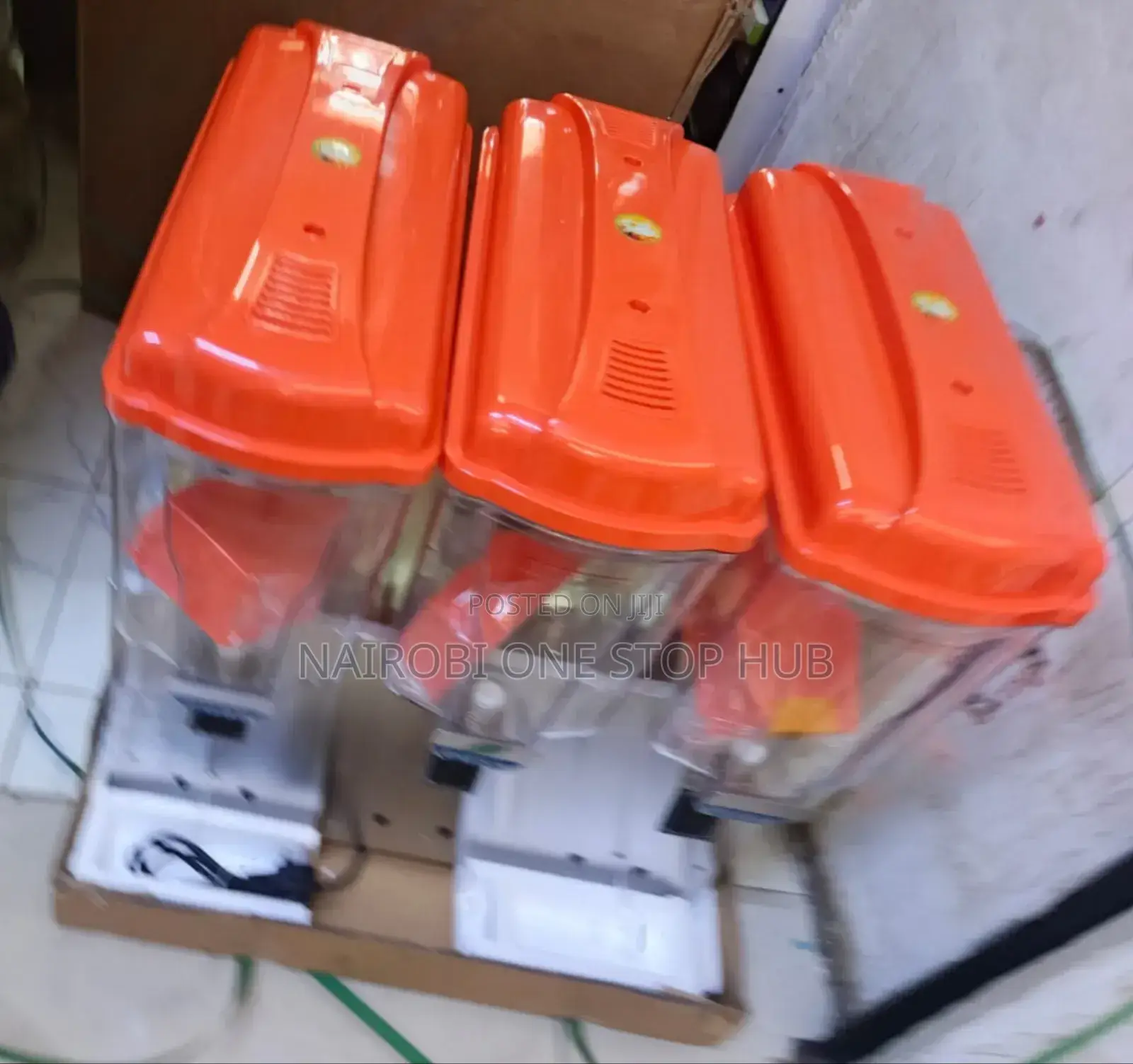 Triple Plastic Drink Dispenser for Home and Events