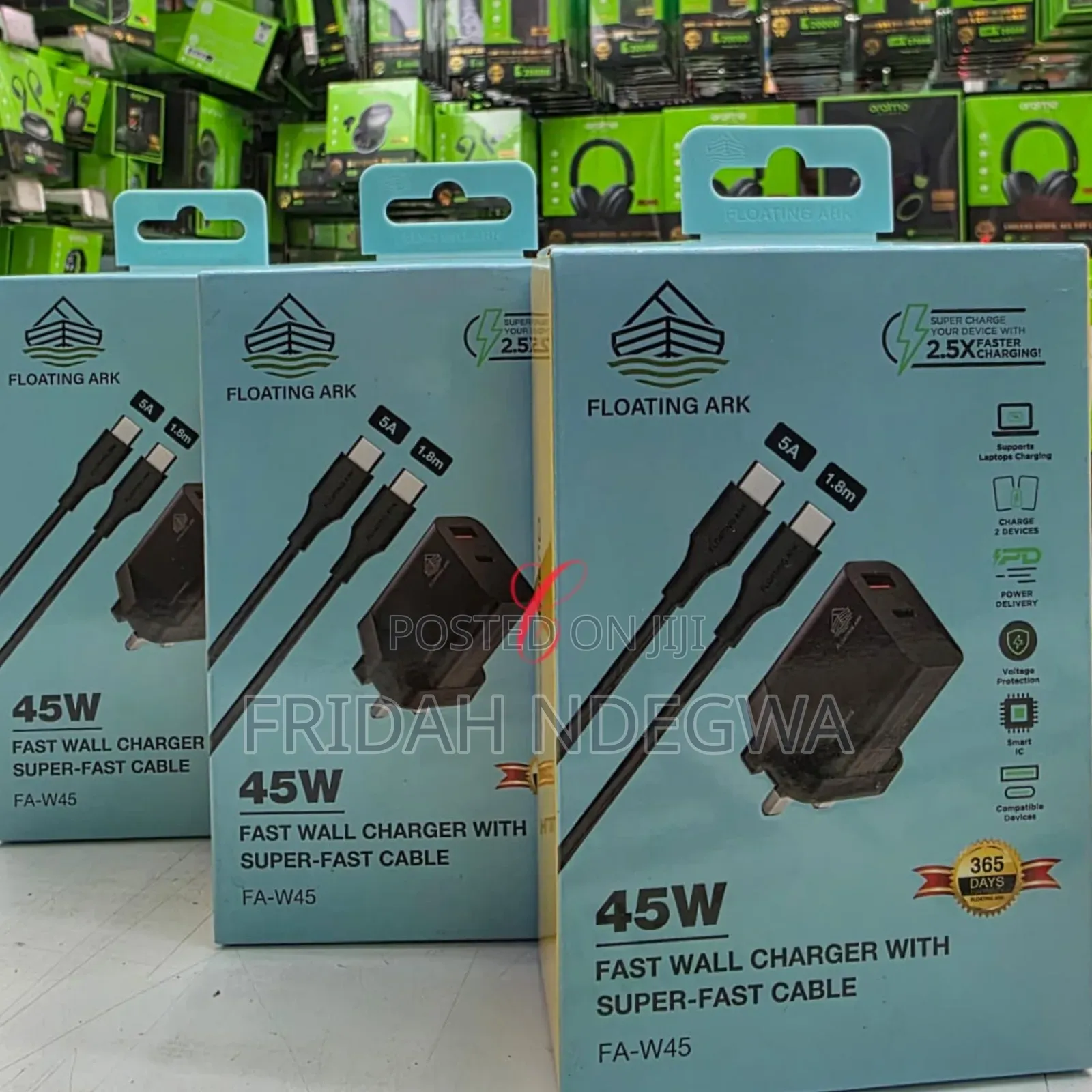 Floating Ark Fa-W45 *45w* Super Fast Wall Charger