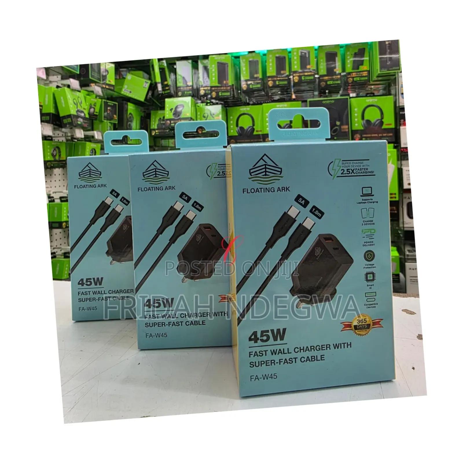Floating Ark Fa-W45 *45w* Super Fast Wall Charger