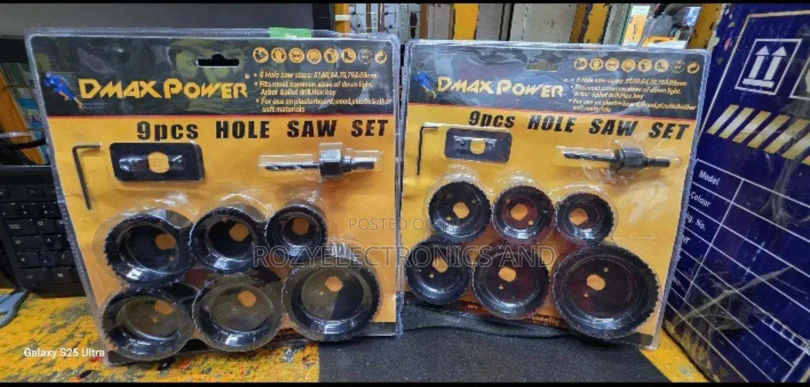 9 Piece Hole Saw Set