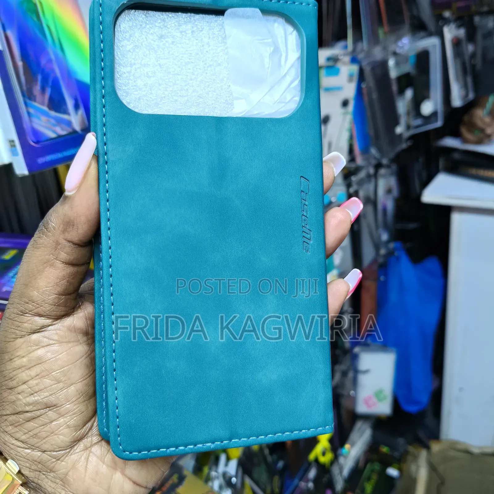 iPhone 17 Pro Max Caseme Leather Flip Cover