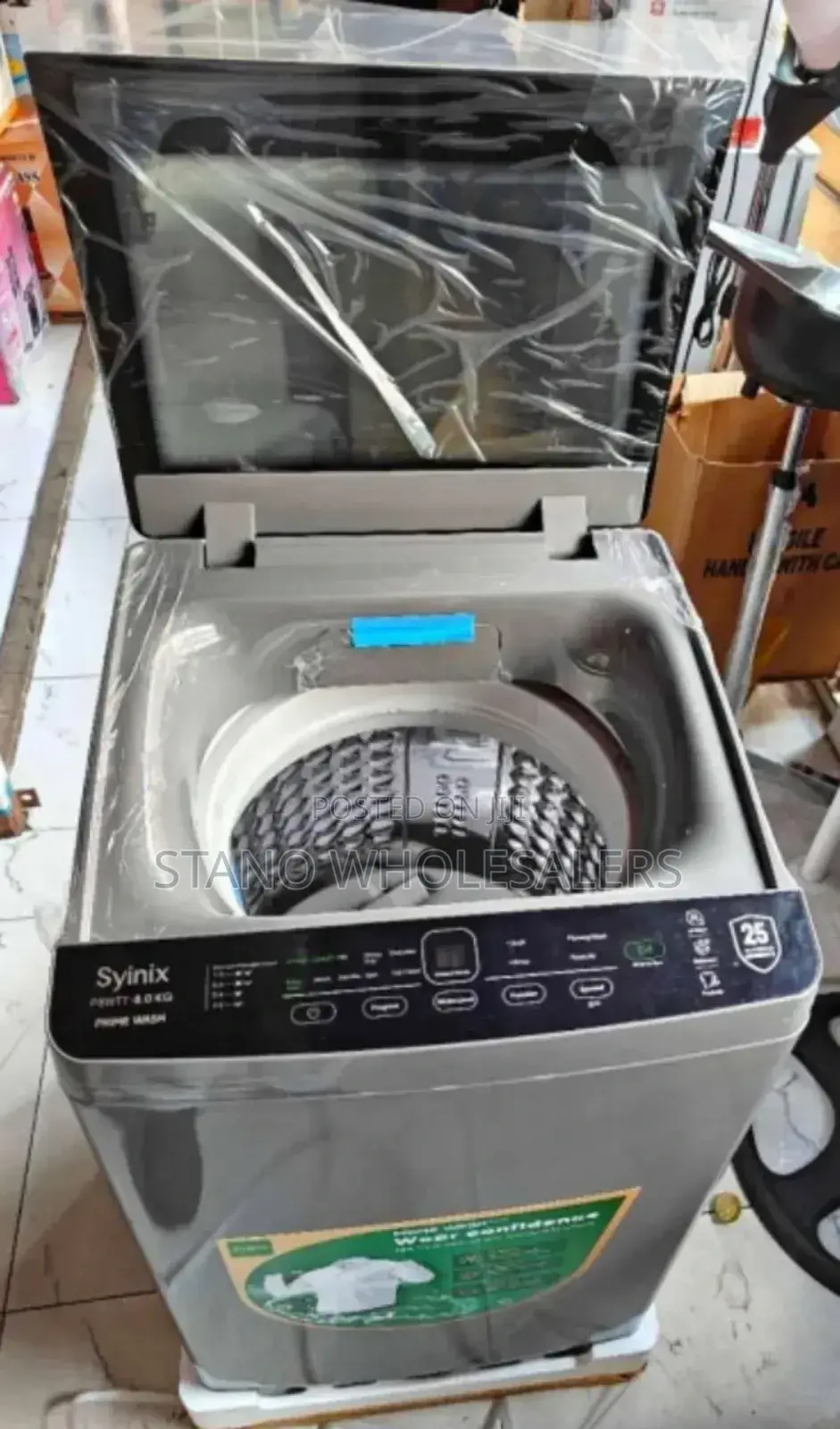 8kg Syinix Washing Machine Full Automatic Top Load