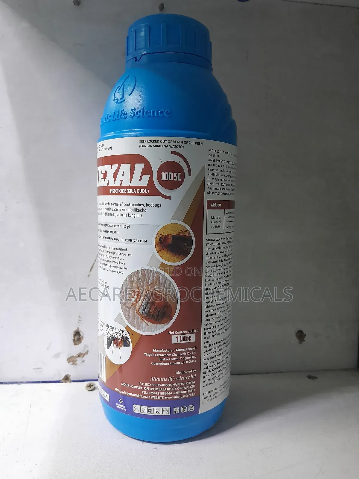 Nexal Bedbug and Cockroach Insecticide 100sc ( New Batch ) 1litre