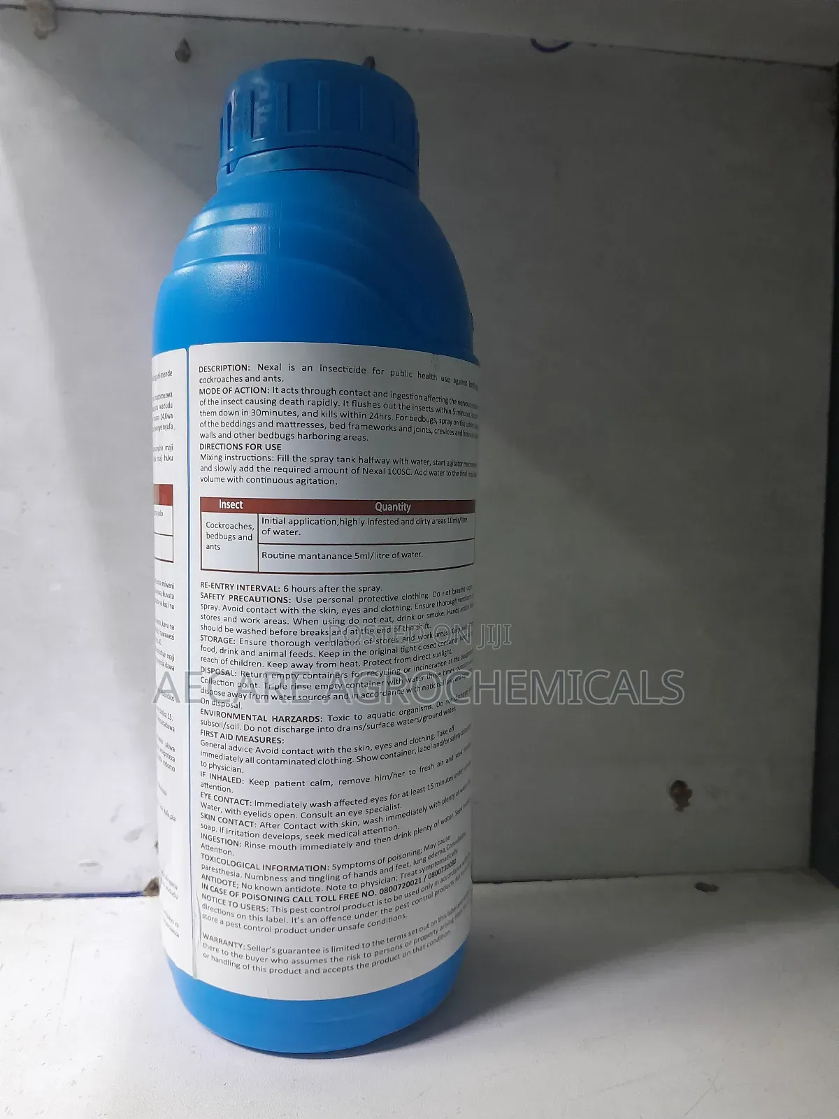 Nexal Bedbug and Cockroach Insecticide 100sc ( New Batch ) 1litre