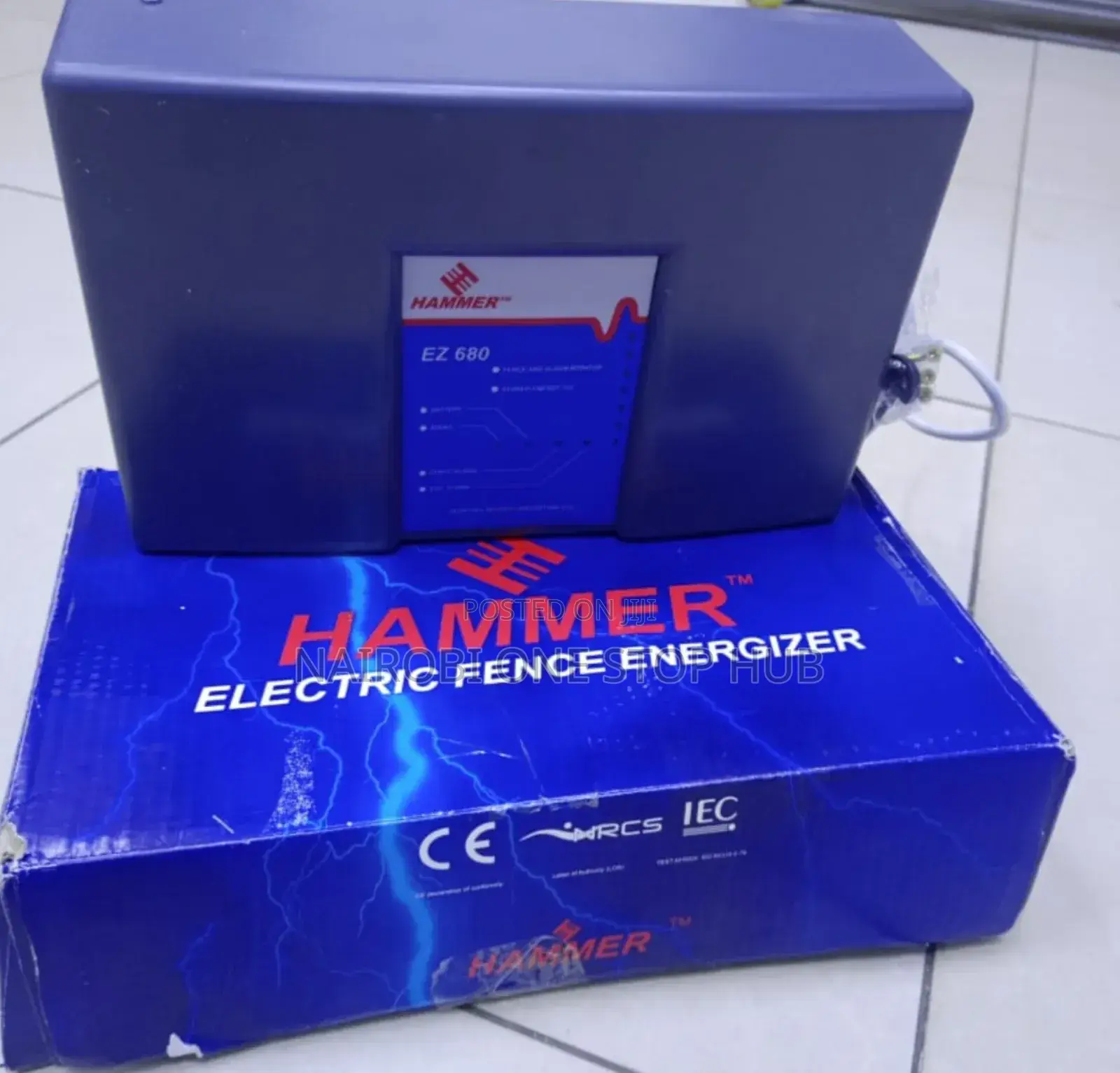 Hammer 1.5j Ez 680 Electric Fence Energizer for Home