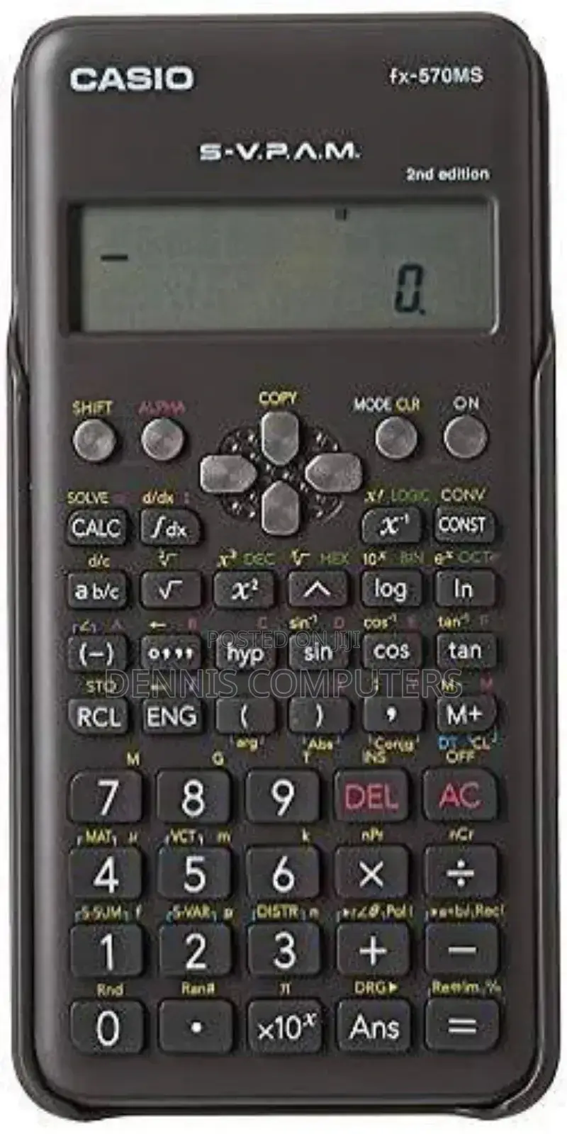 Casio Fx-570ms Non-Programmable Scientific Calculator