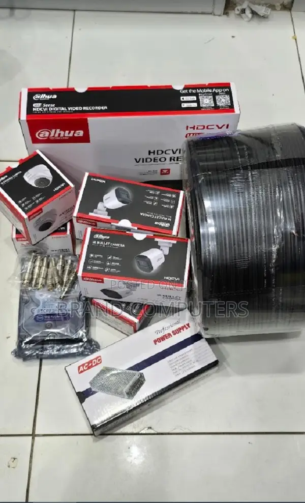 Dahua 4 Channel CCTV Camera Package 2mp Ir CCTV Camera