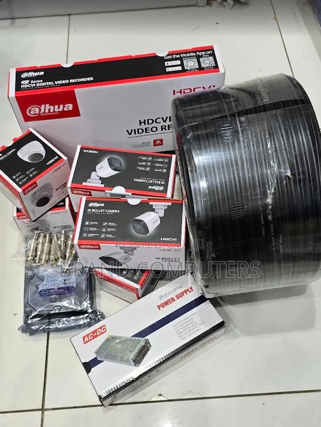 1080p Dahua CCTV Security Cameras ,Dahua 4 Channel Kit