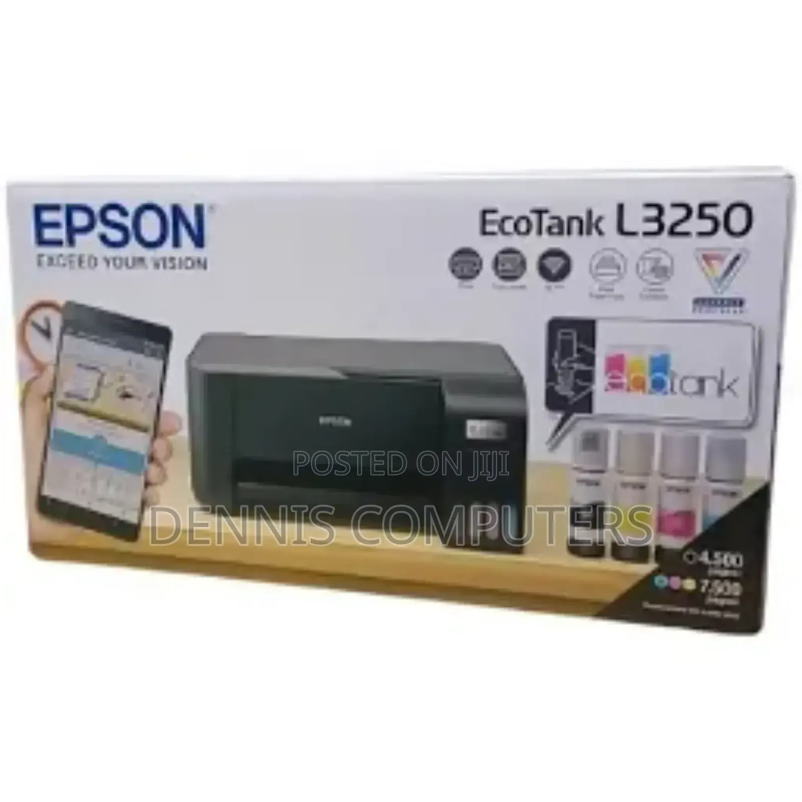 Epson Eco-Tank L3250 A4 Wi-Fi All-in-One Ink Tank Wireless Printer