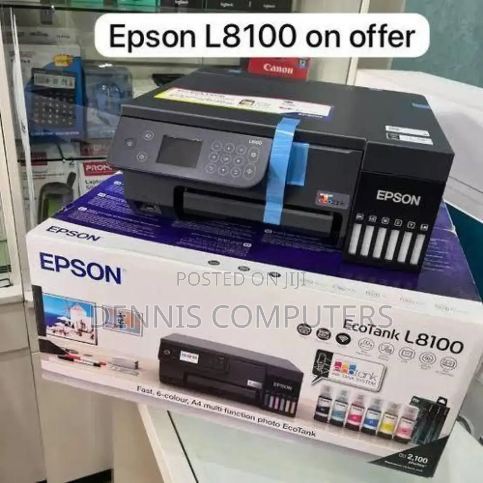 Epson Eco-Tank L8100 A4 Inktank Multifunctional Inkjet