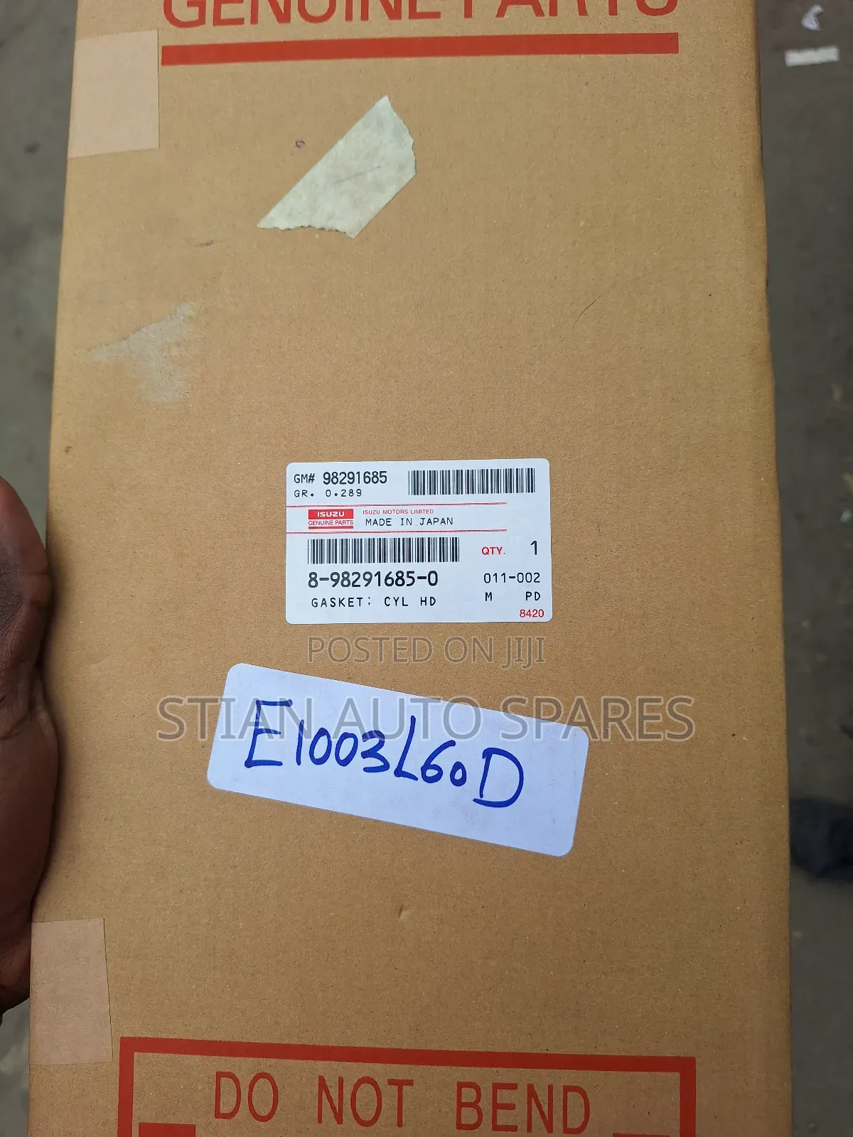 Isuzu D-Max Genuine 4jk1 Headgasket