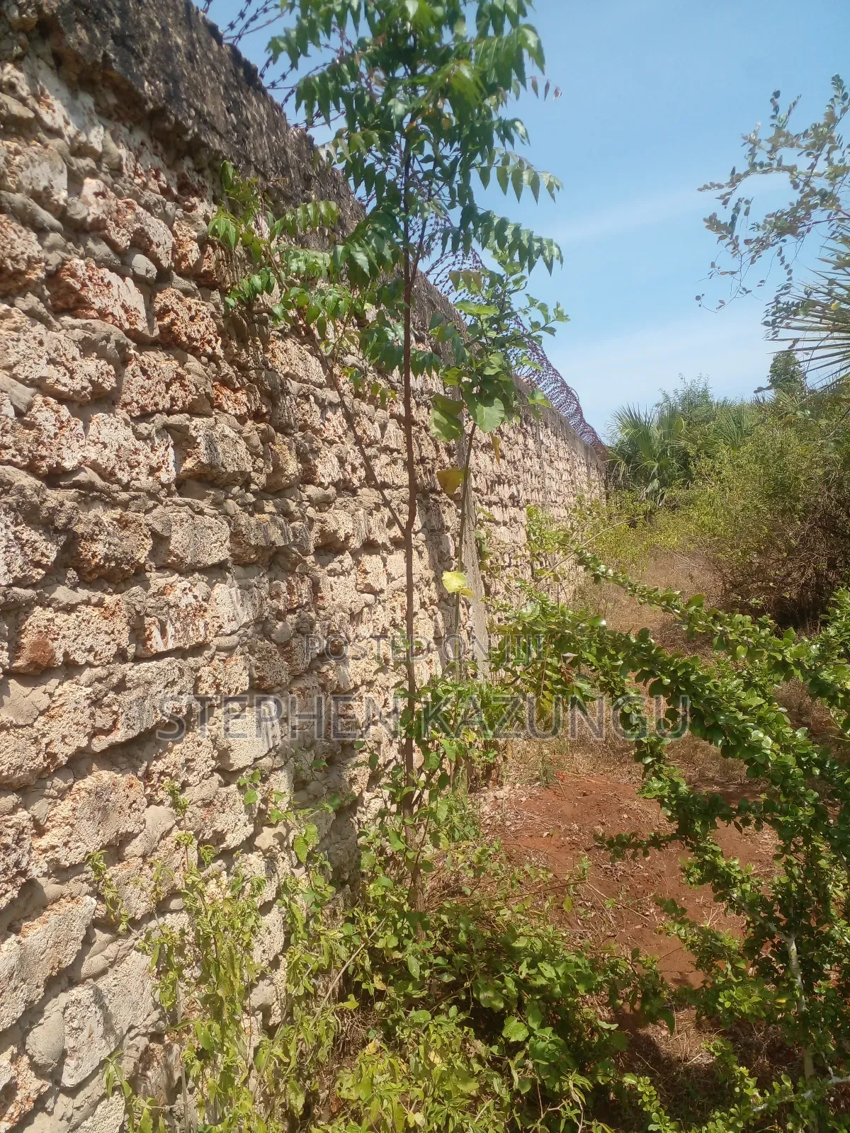 1/2 Acre Plot on Sale in Kinondo Beach Side.