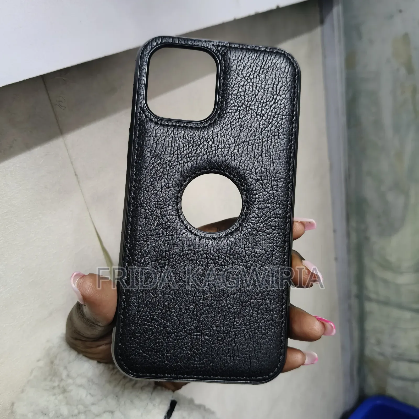 iPhone 12 Pro Max Leather Back Cover