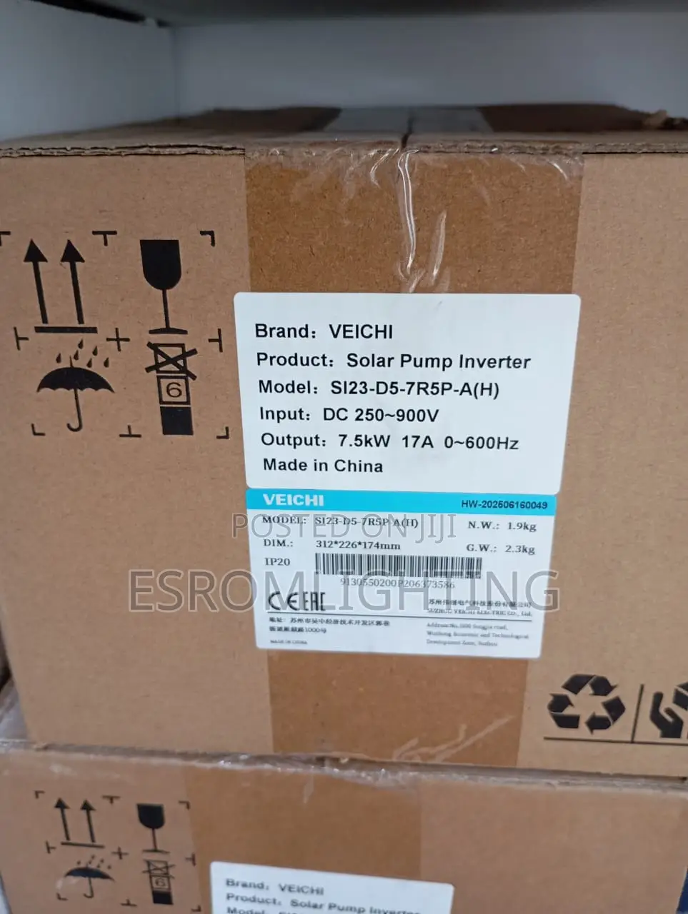 7.5kw Veichi Solar Inverter