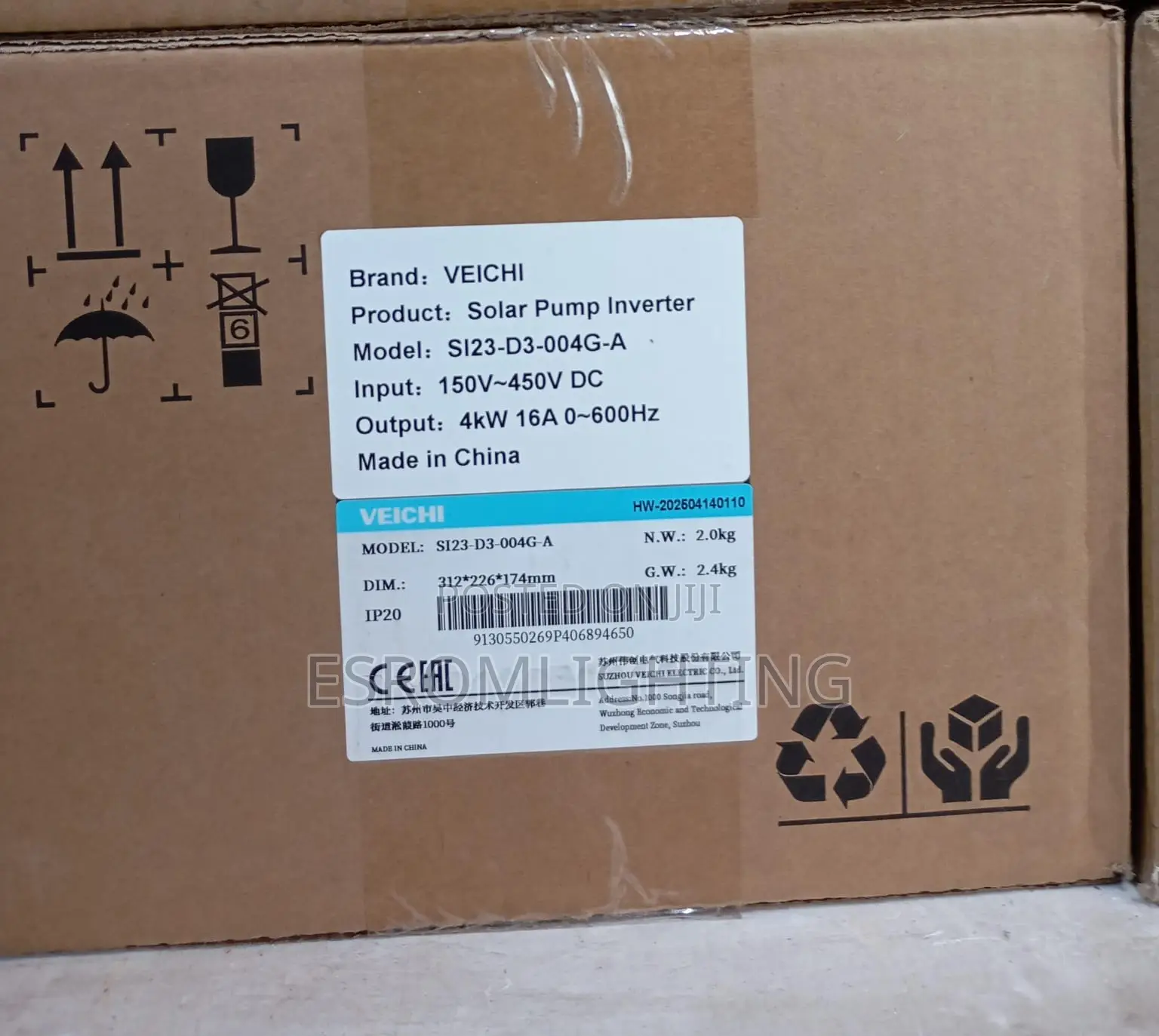 4kw Veichi Inverter